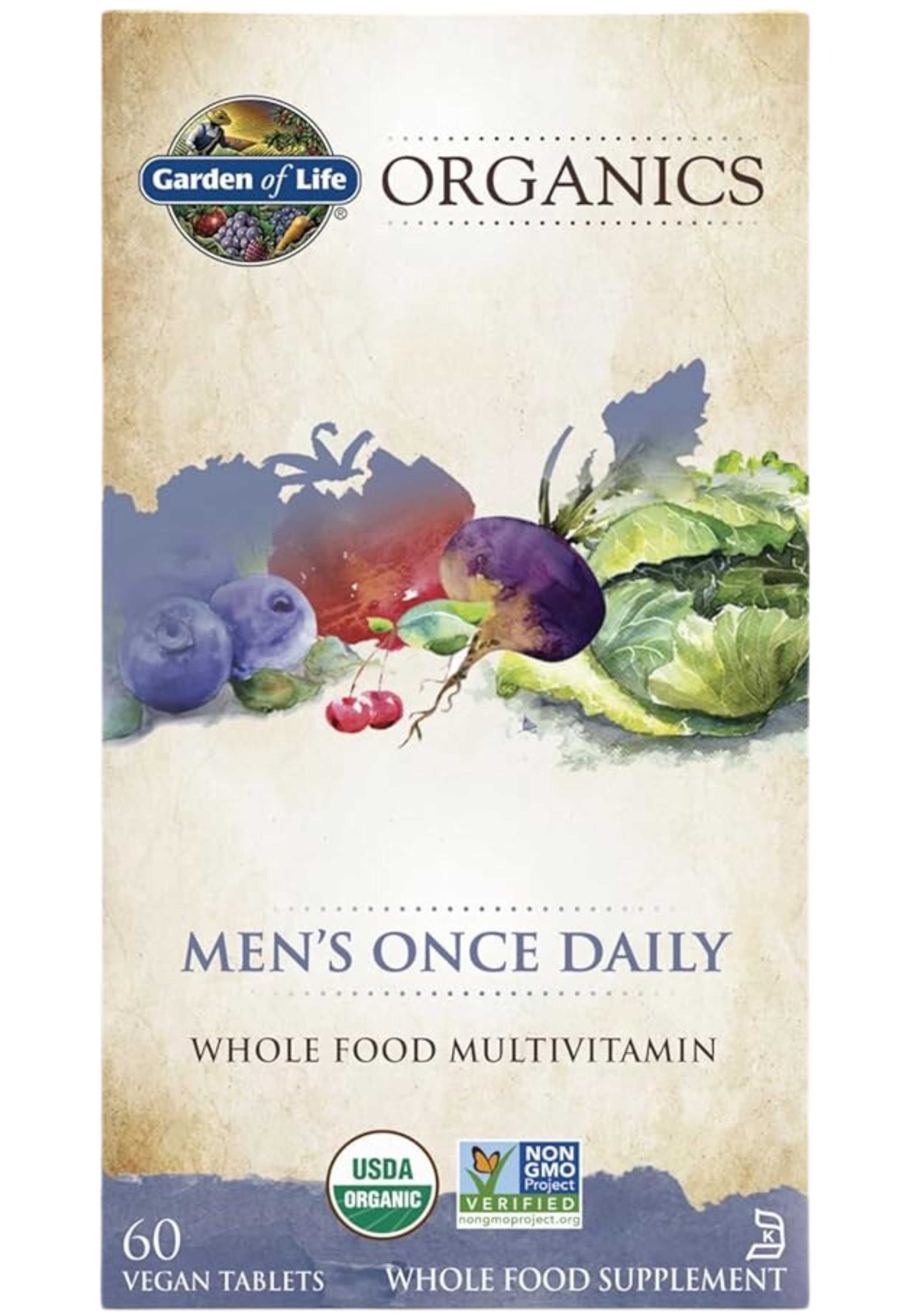 Garden of Life mykind Organics Men's Once Daily Multivitamin