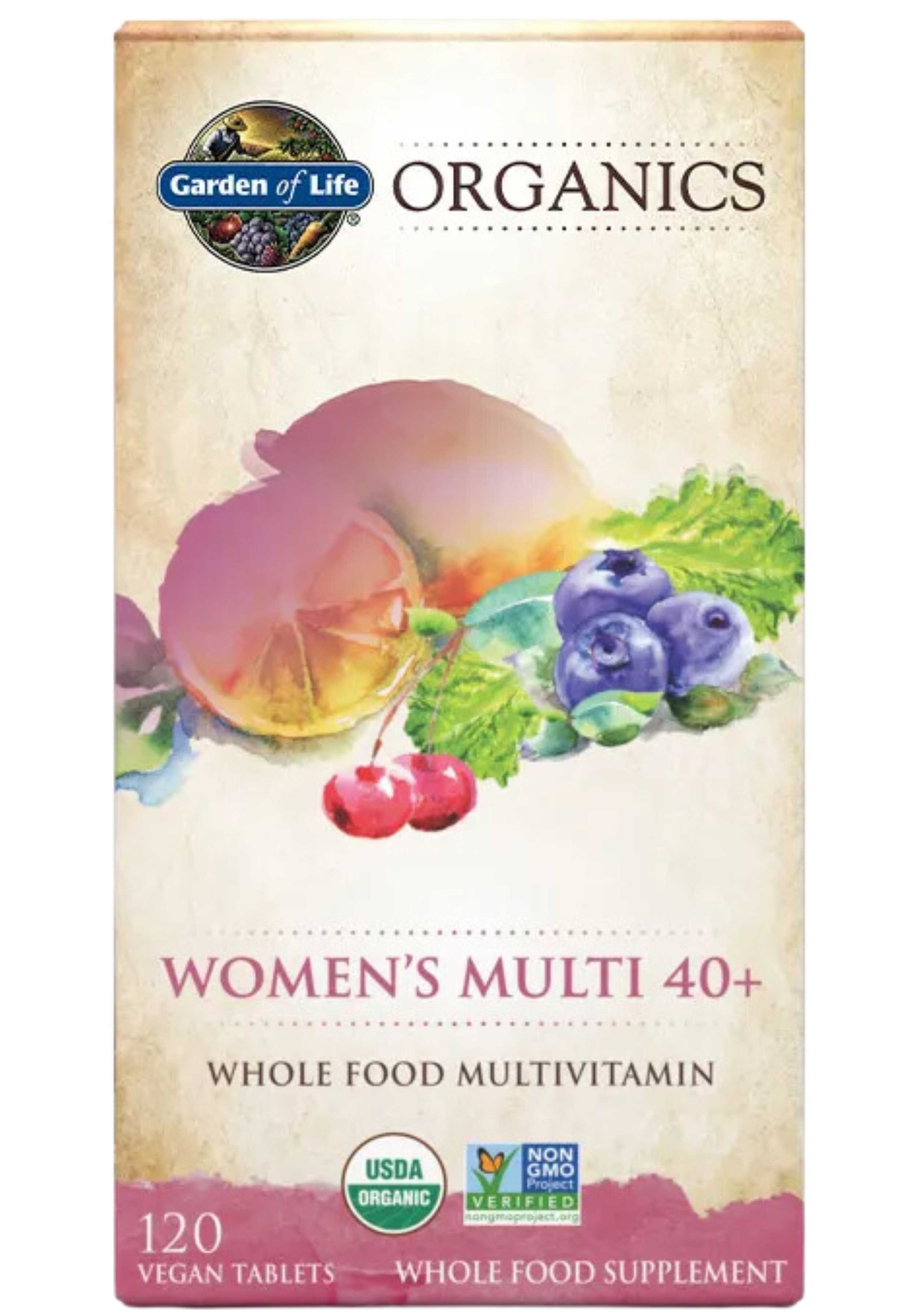 Garden of Life mykind Organics Women's Multivitamin 40+