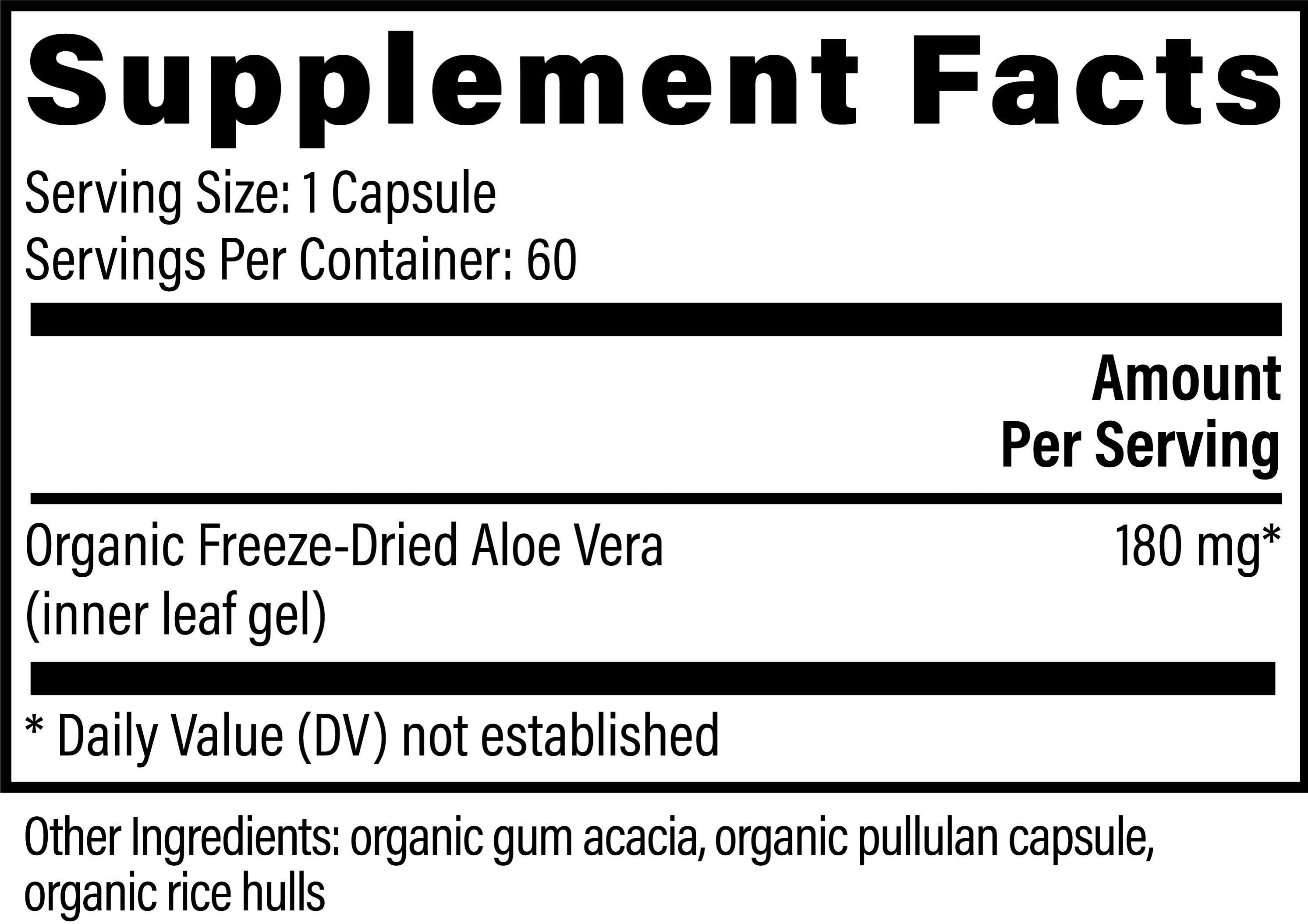 Global Healing Aloe Vera Ingredients