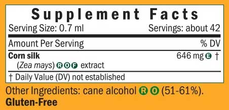 Herb Pharm Corn Silk Ingredients