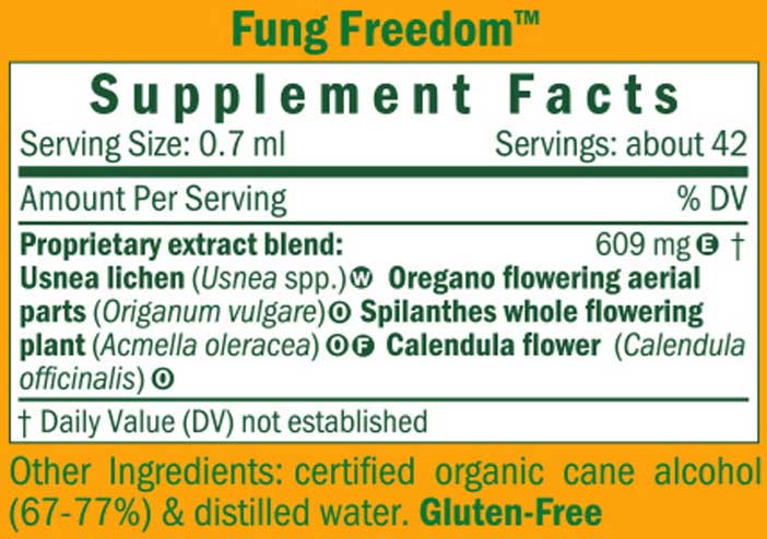 Herb Pharm Fung Freedom™ (Formerly Fungus Fighter™) Ingredients
