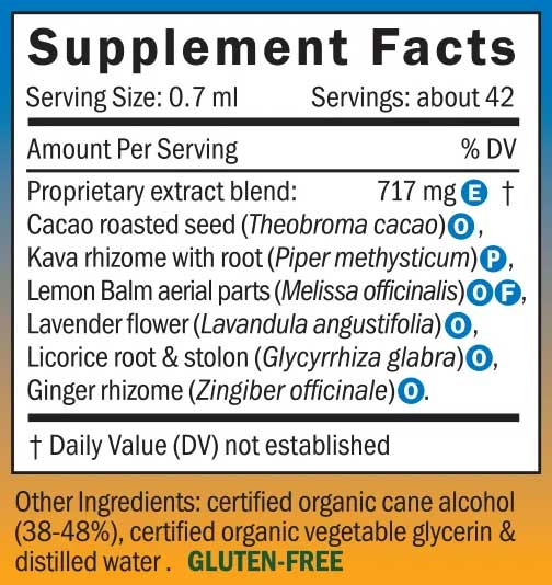 Herb Pharm Relaxing Moment Ingredients