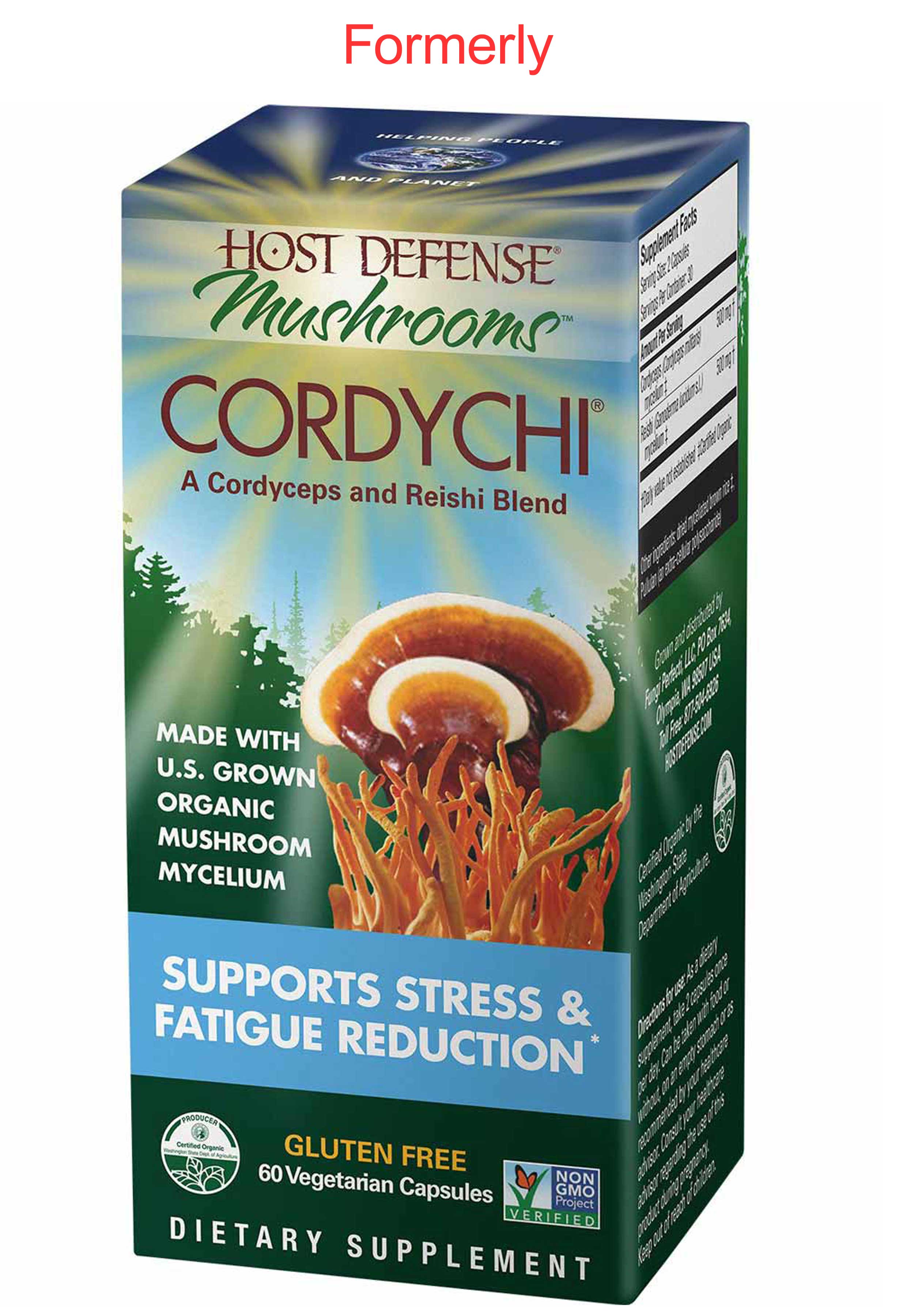 Host Defense CordyChi Capsules Formerly