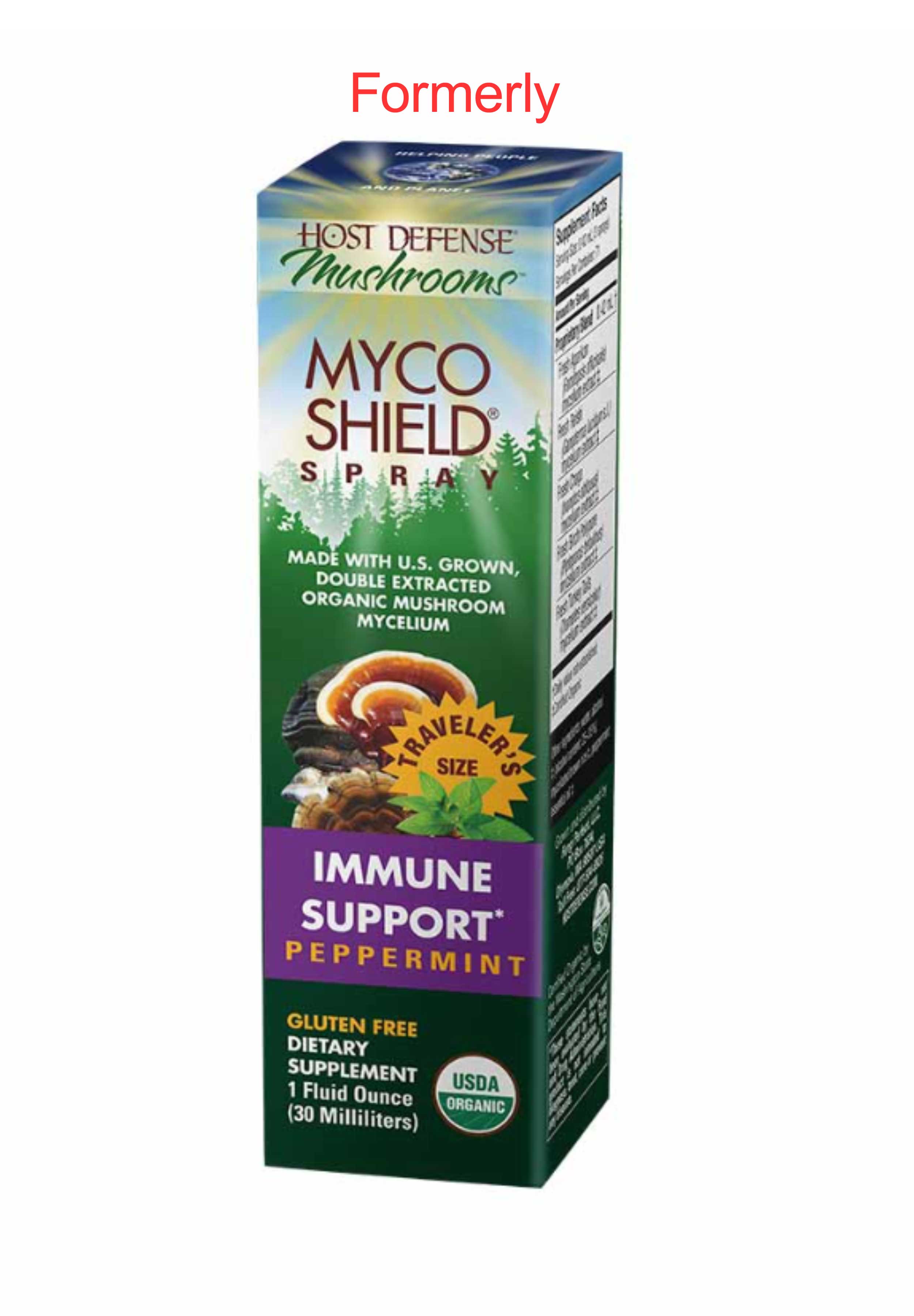 Host Defense MycoShield® Spray Peppermint Formerly