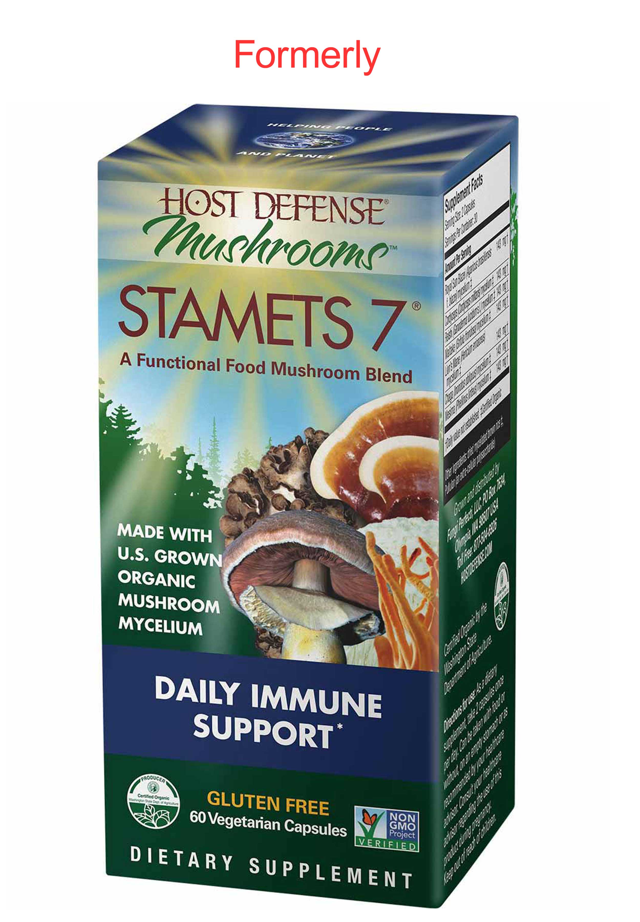 Host Defense Stamets 7 Capsules Formerly
