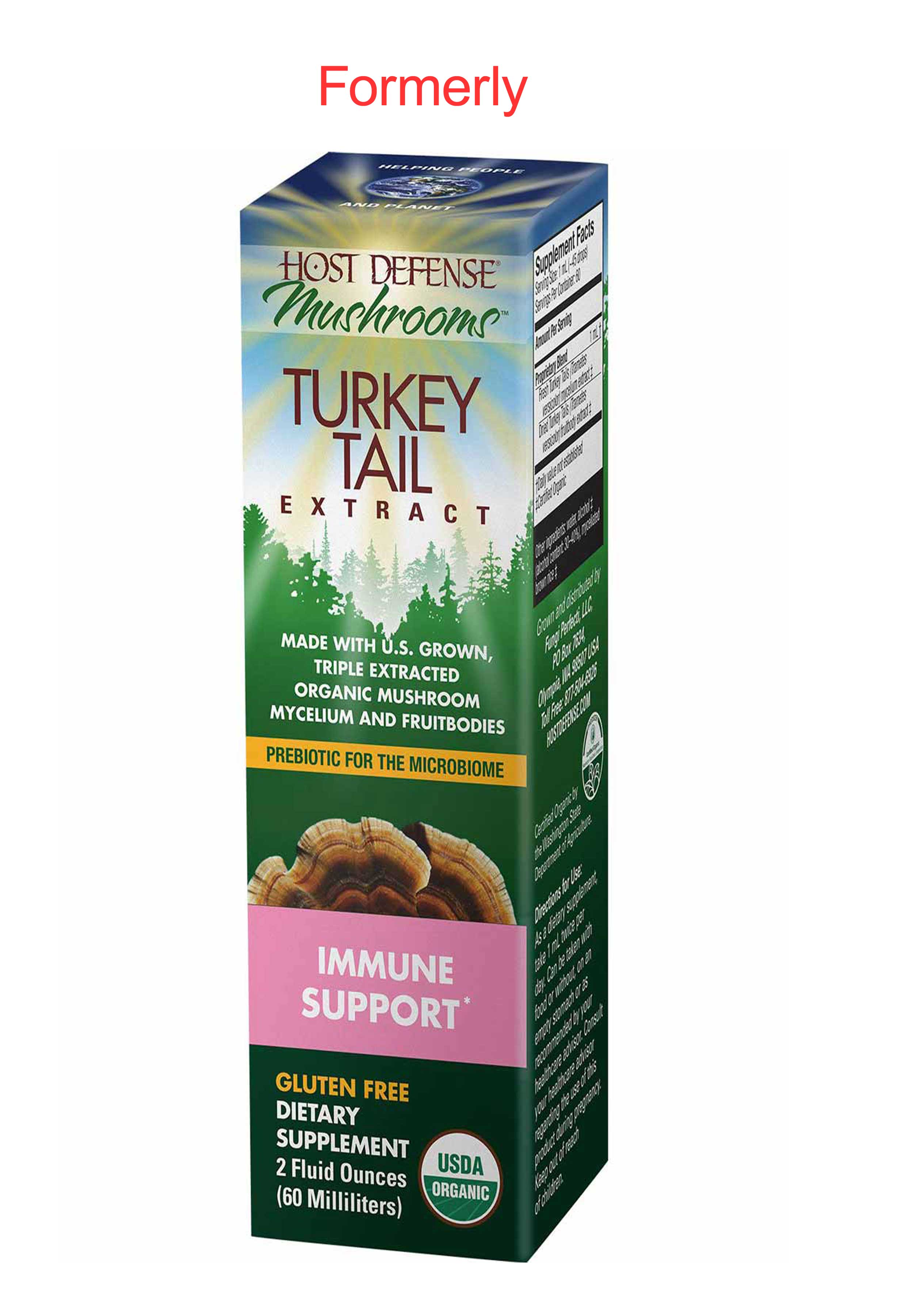 Host Defense Turkey Tail Extract Formerly
