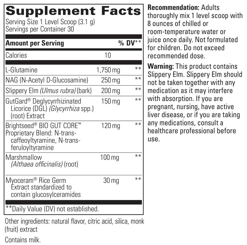 Integrative Therapeutics Barrier Complex Ingredients