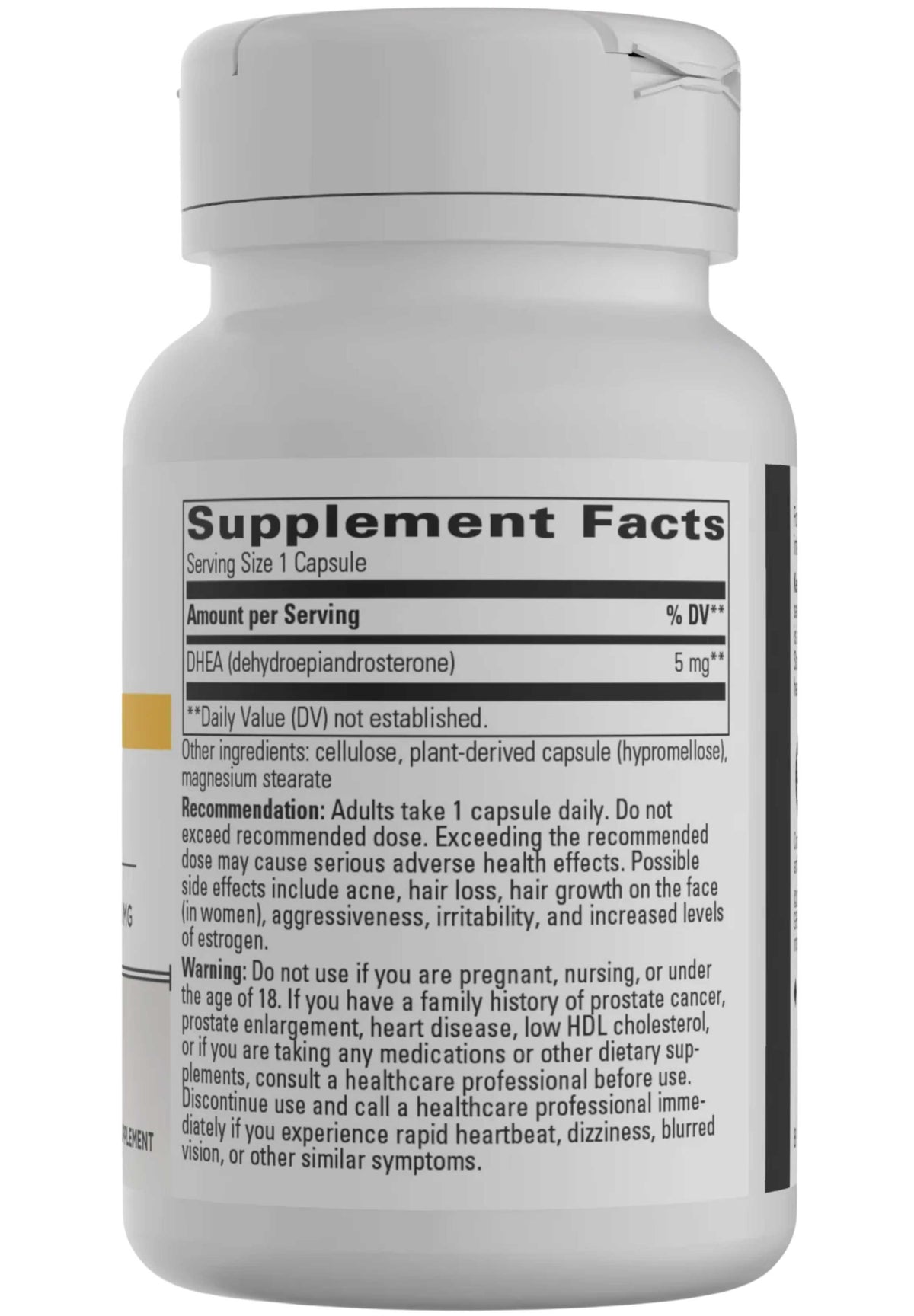 Integrative Therapeutics DHEA-5 Ingredients