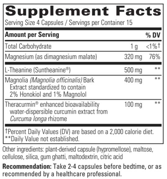 Integrative Therapeutics Pro-Som Ingredients