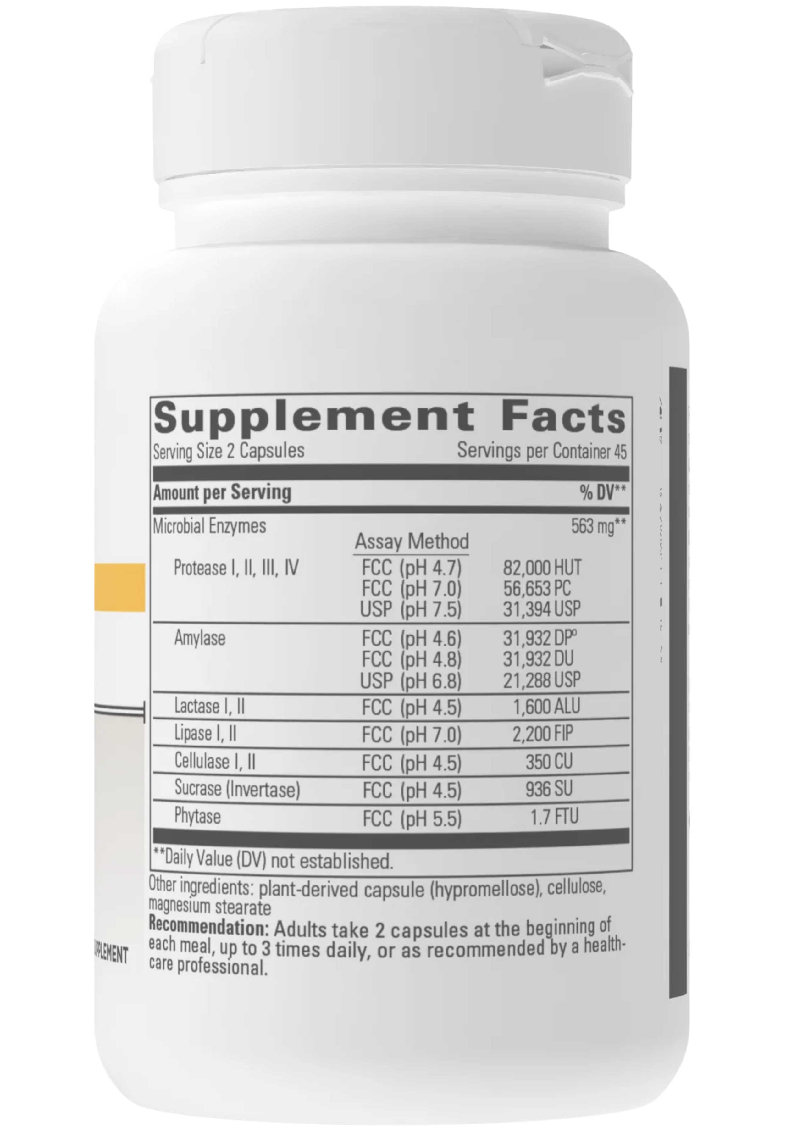 Integrative Therapeutics Similase Ingredients