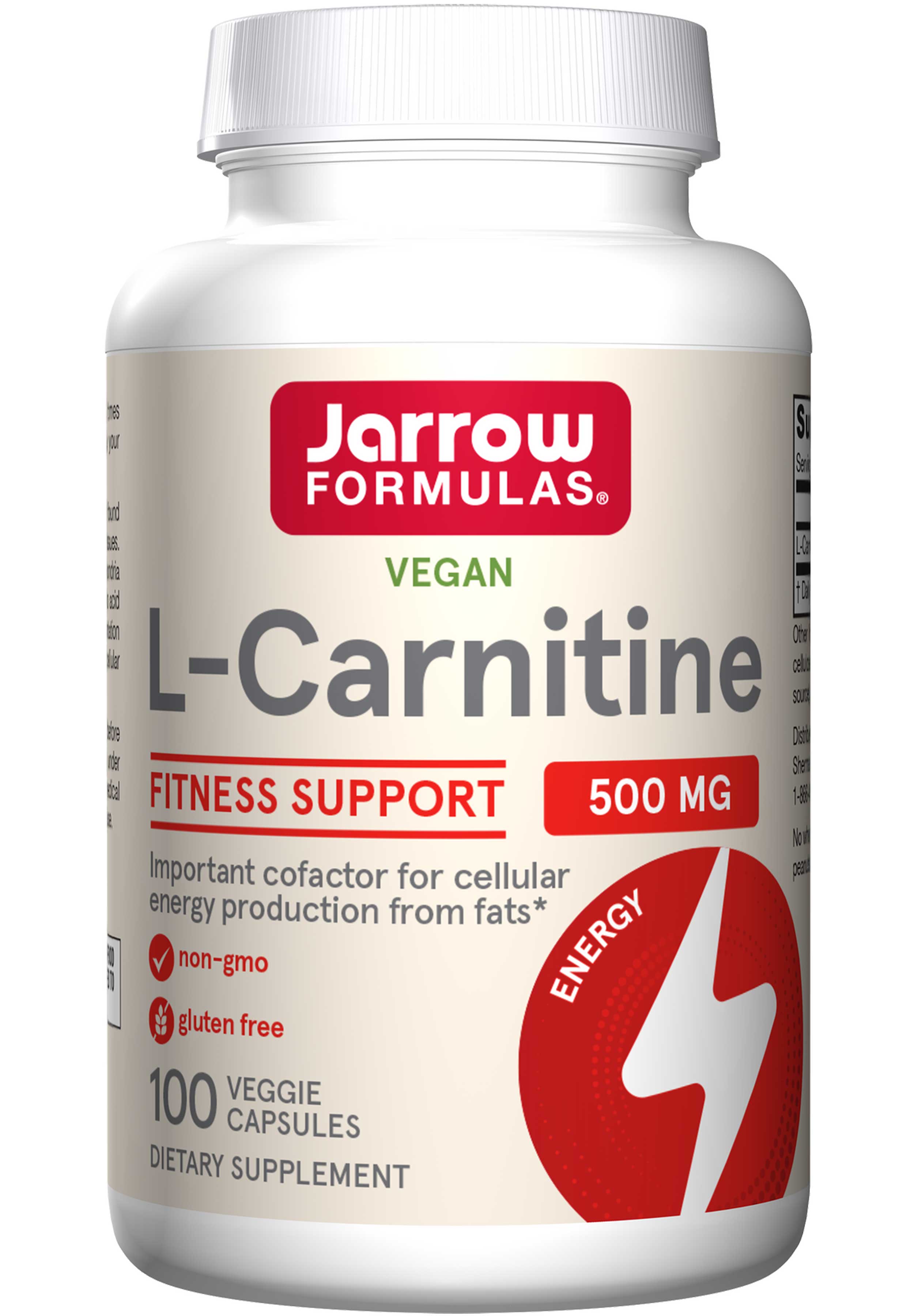 Jarrow Formulas L-Carnitine 500 mg
