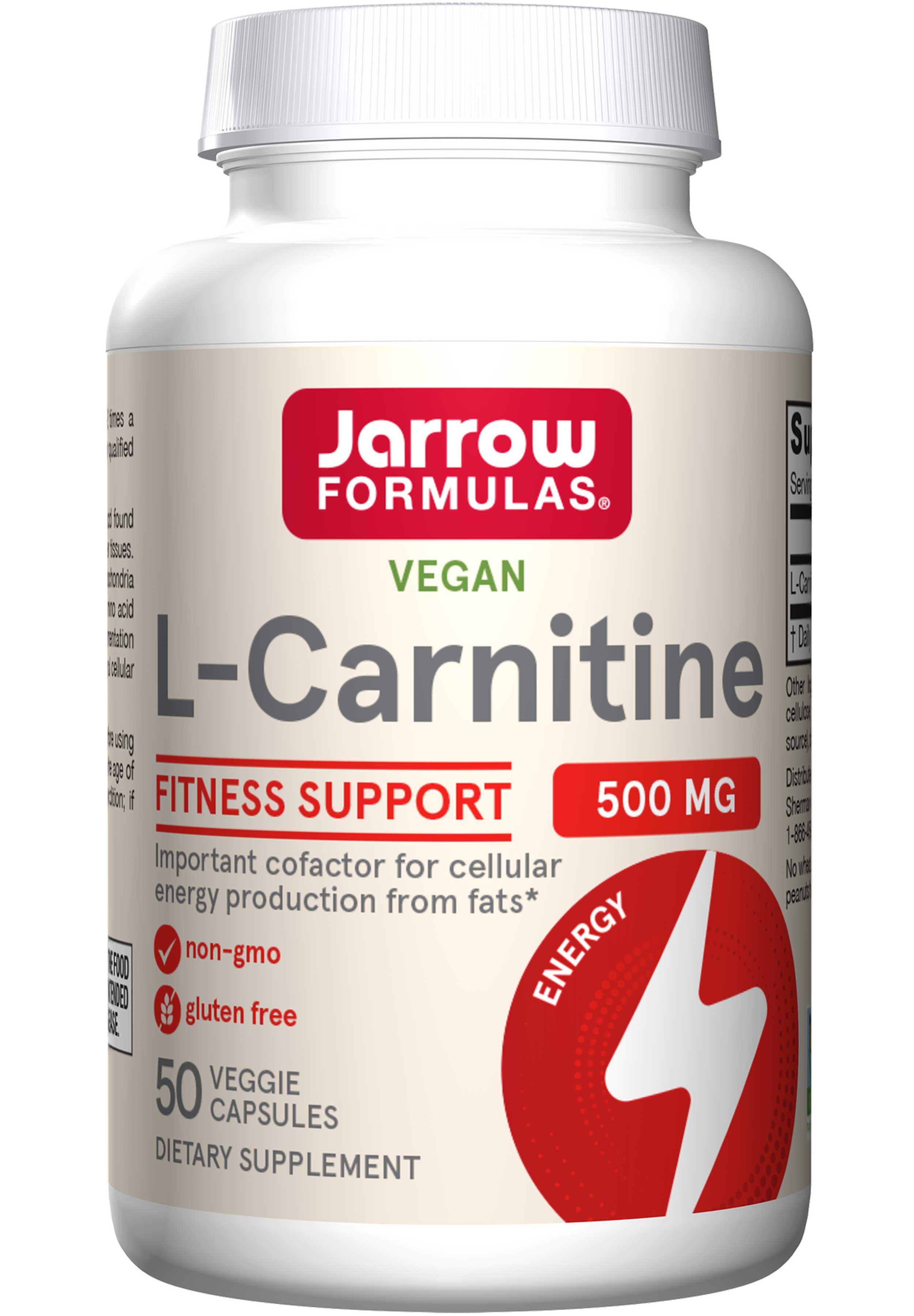 Jarrow Formulas L-Carnitine 500 mg