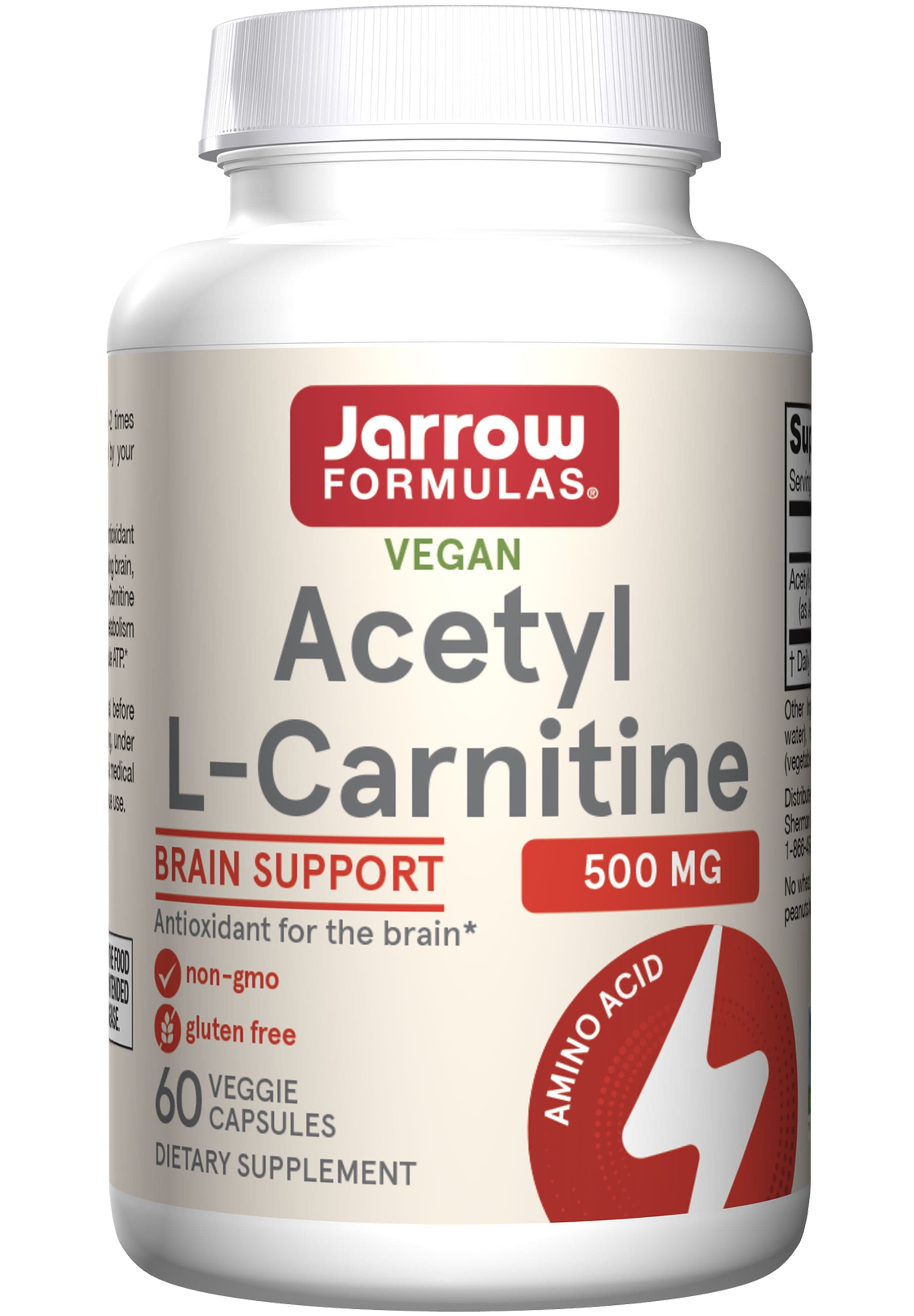 Jarrow Formulas Acetyl L-Carnitine 500 mg