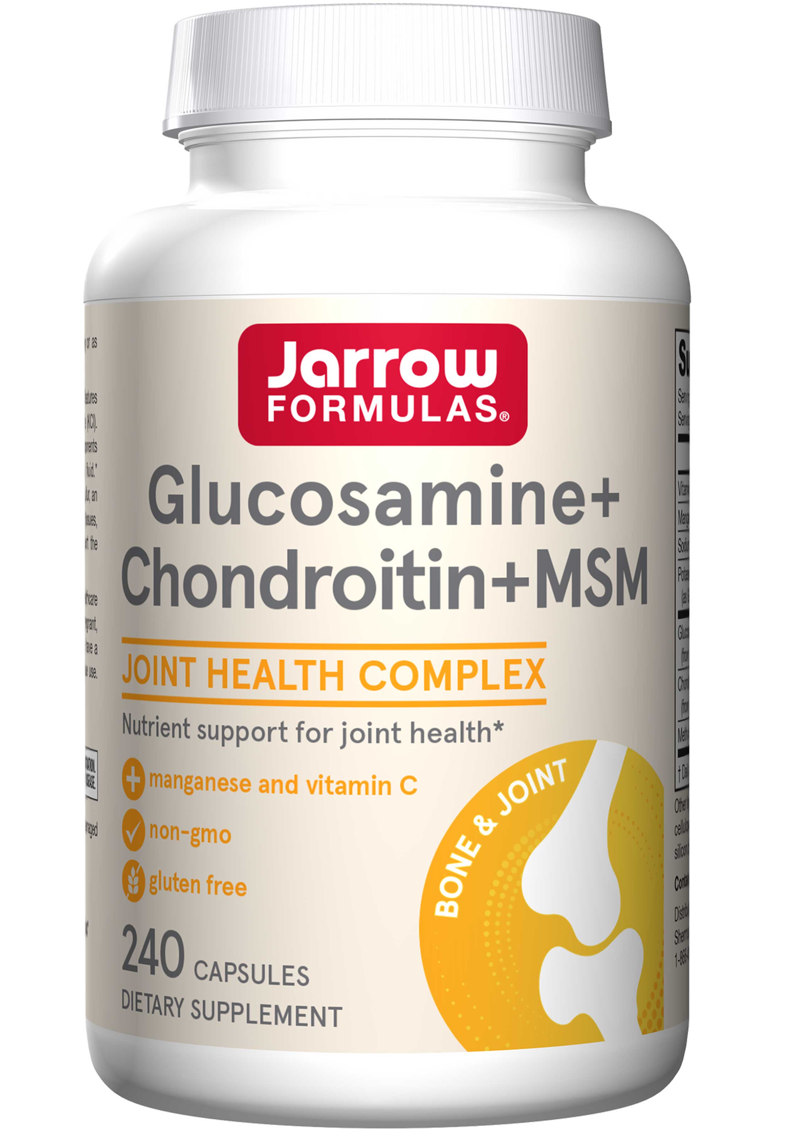Jarrow Formulas Glucosamine + Chondroitin + MSM
