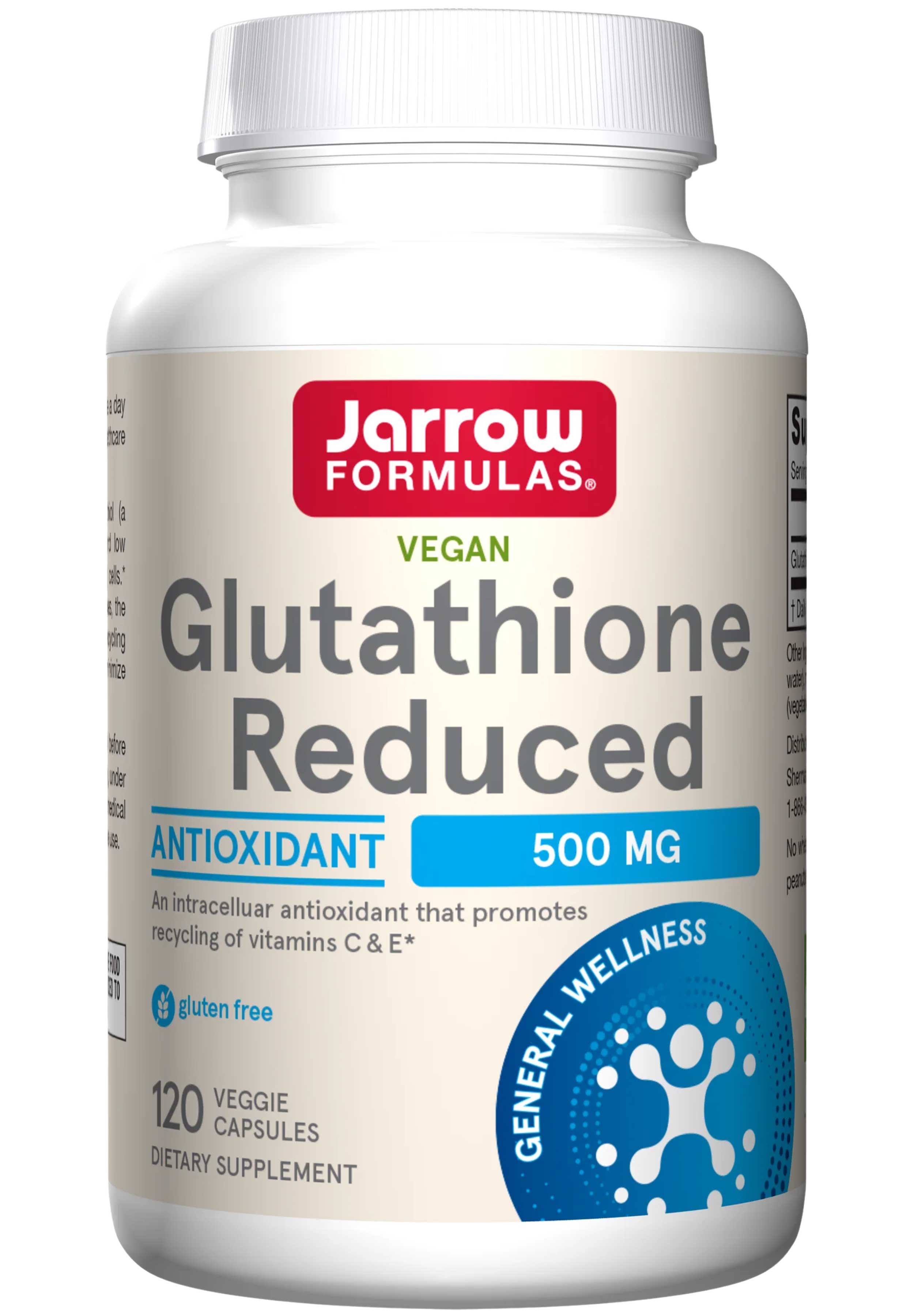 Jarrow Formulas Glutathione Reduced 500 mg