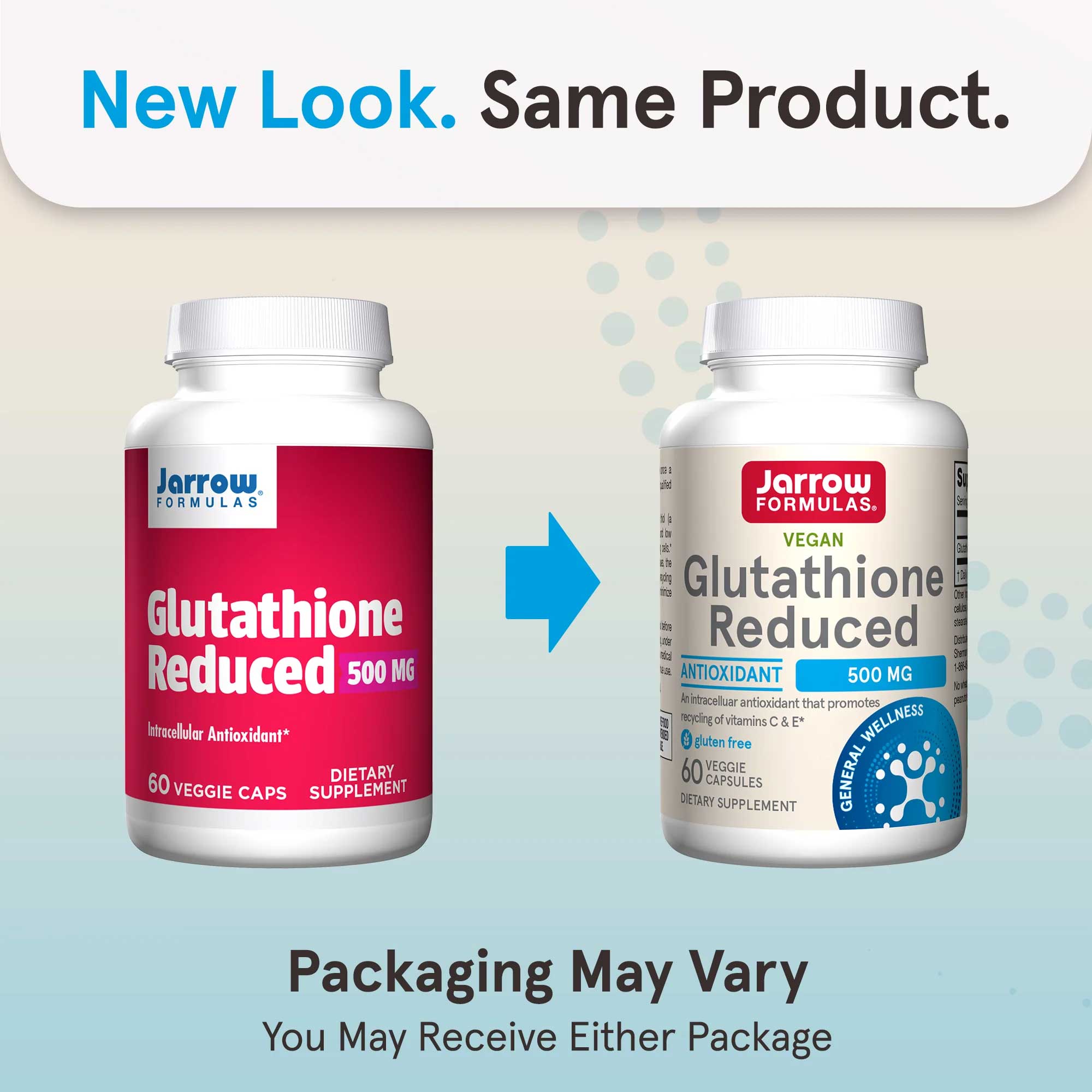 Jarrow Formulas Glutathione Reduced 500 mg New Look