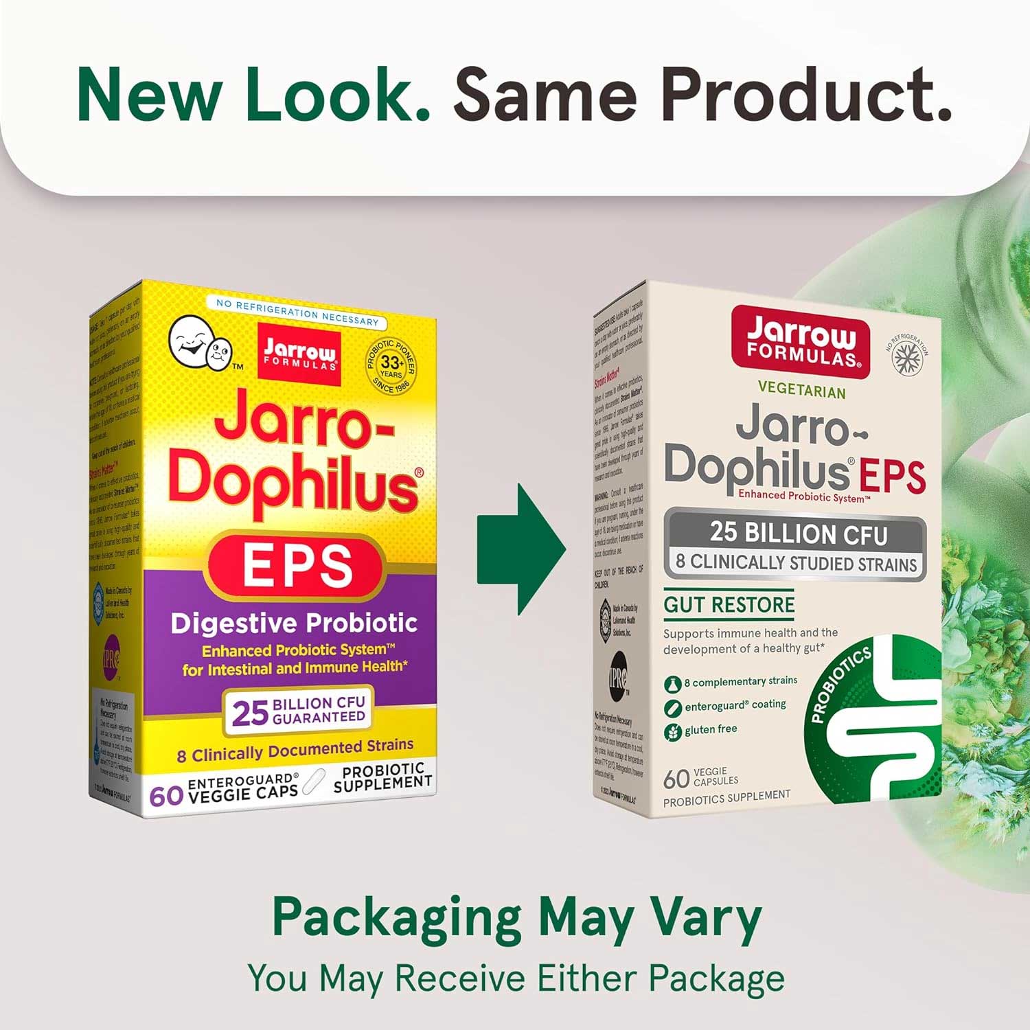 Jarrow Formulas Jarro-Dophilus EPS (High Potency 25B) New Look