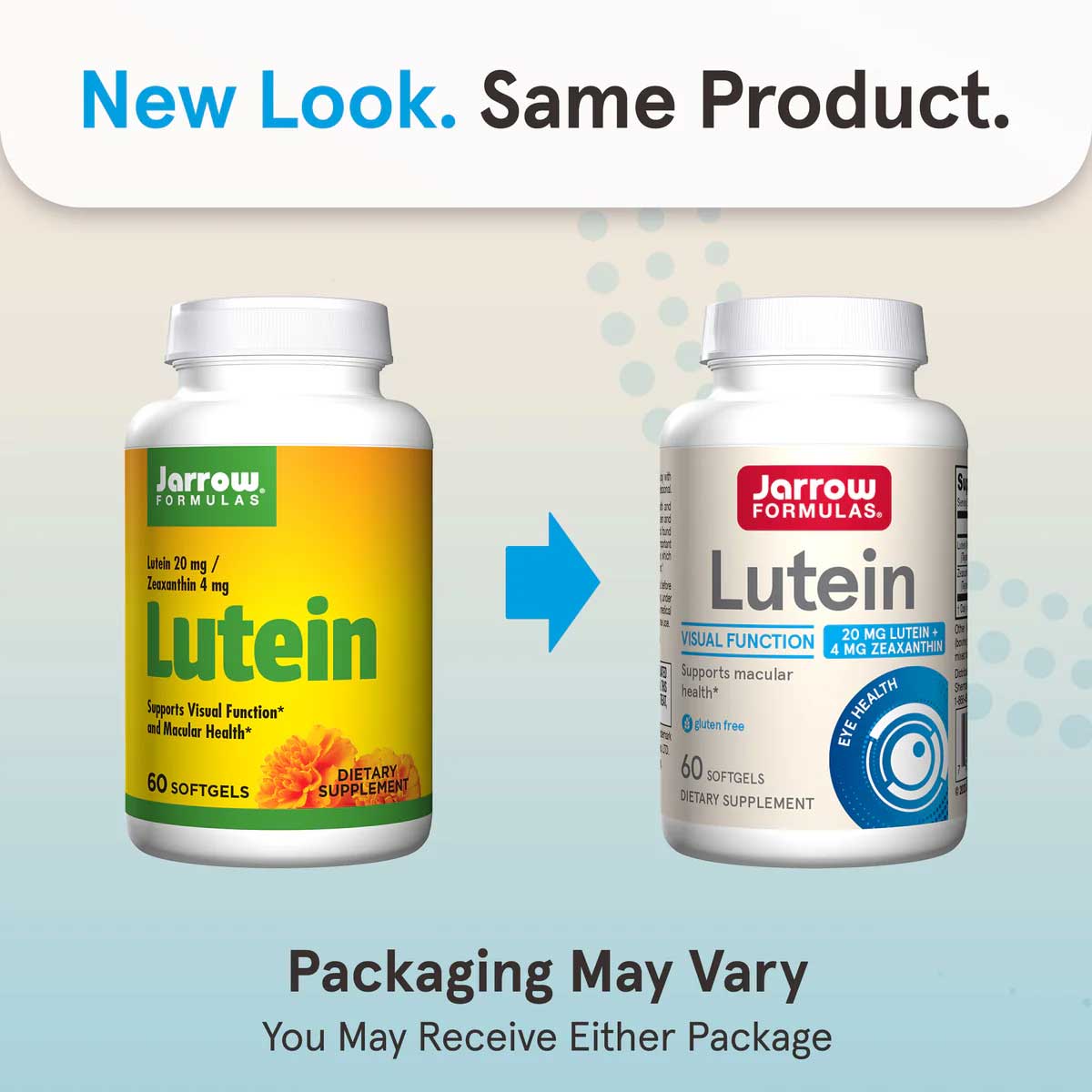 Jarrow Formulas Lutein 20 mg New Look