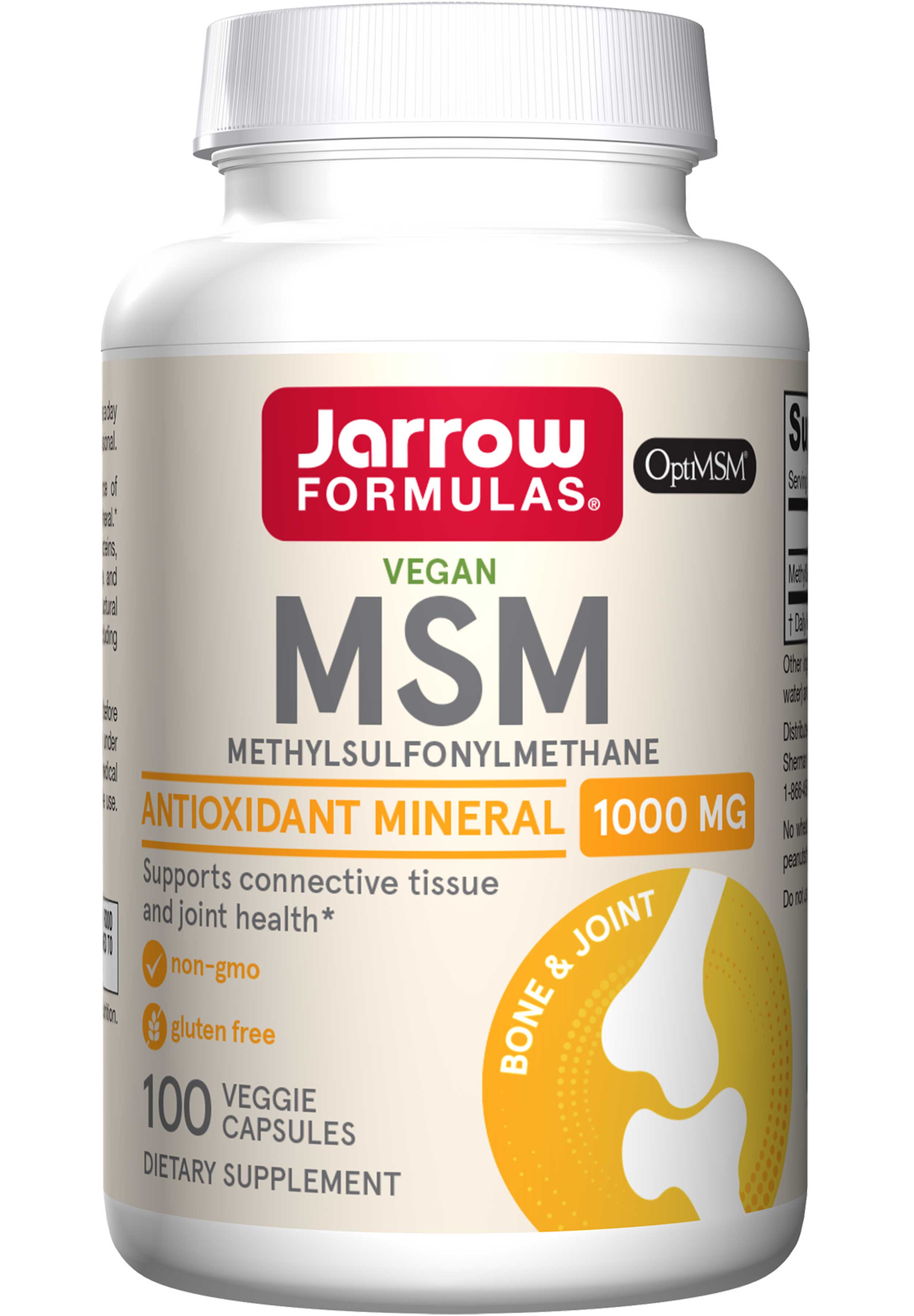Jarrow Formulas MSM Sulfur 1000 mg