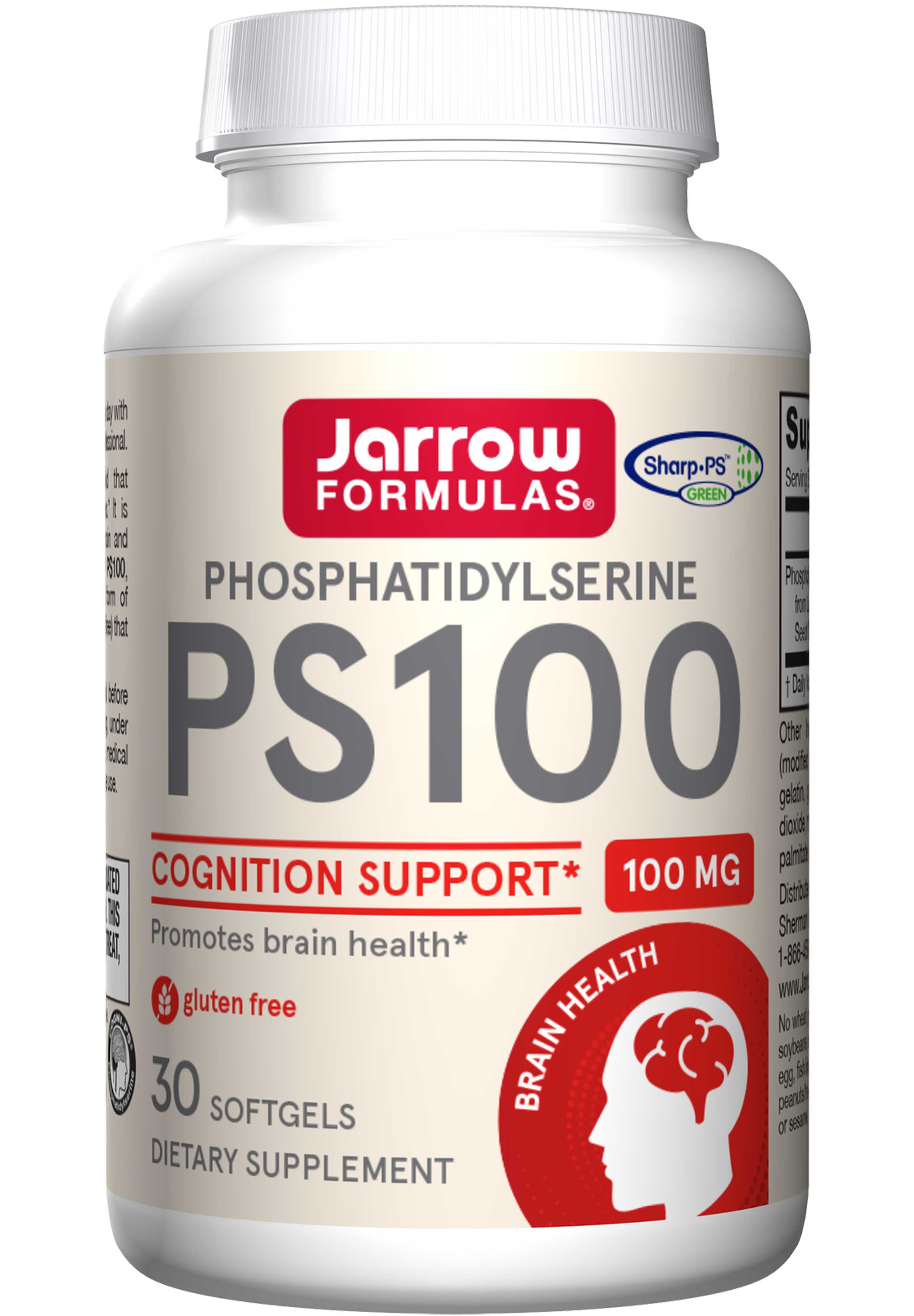 Jarrow Formulas PS 100 100 mg Softgels (Soy-Free)