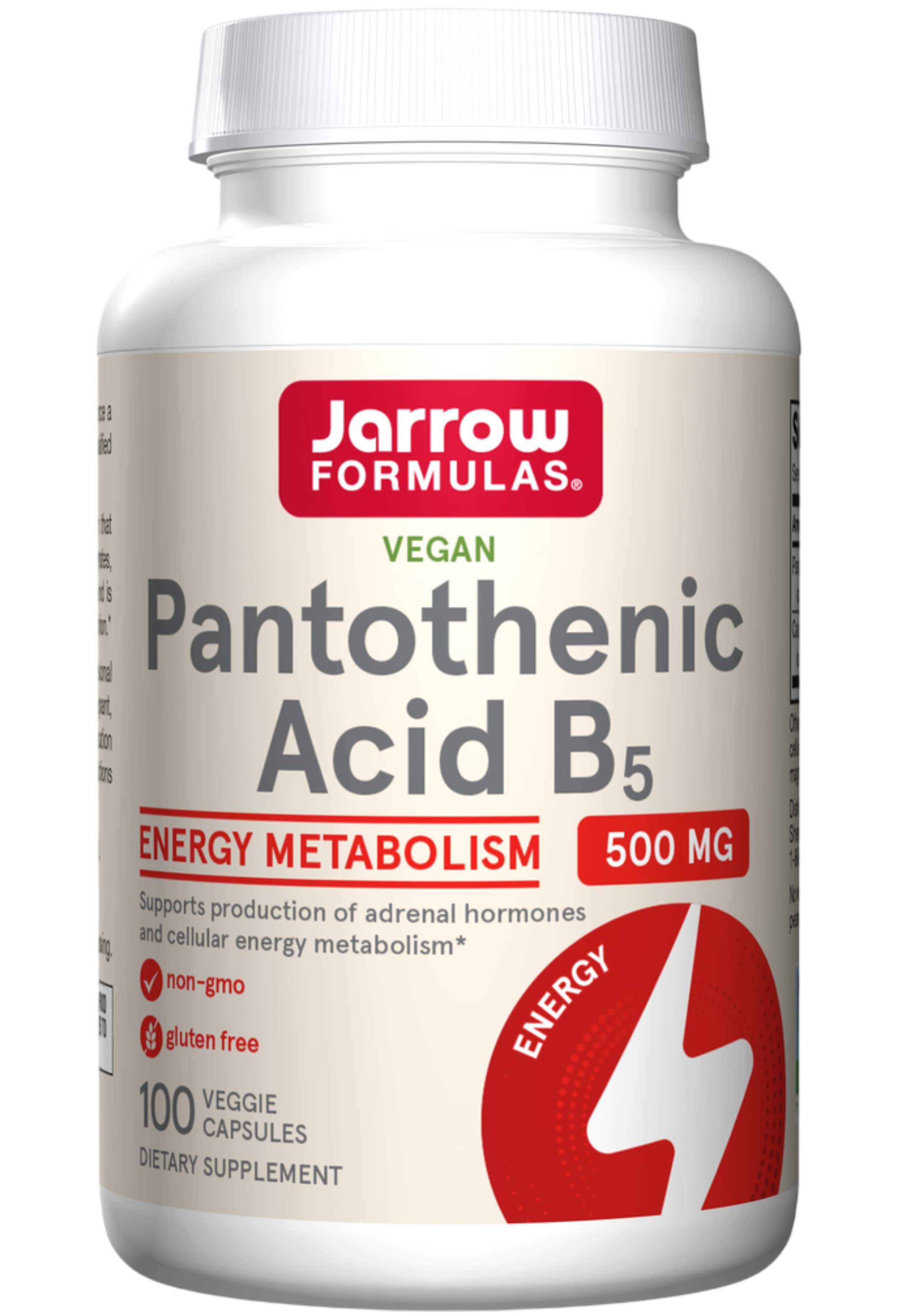 Jarrow Formulas Pantothenic Acid B5 500 mg