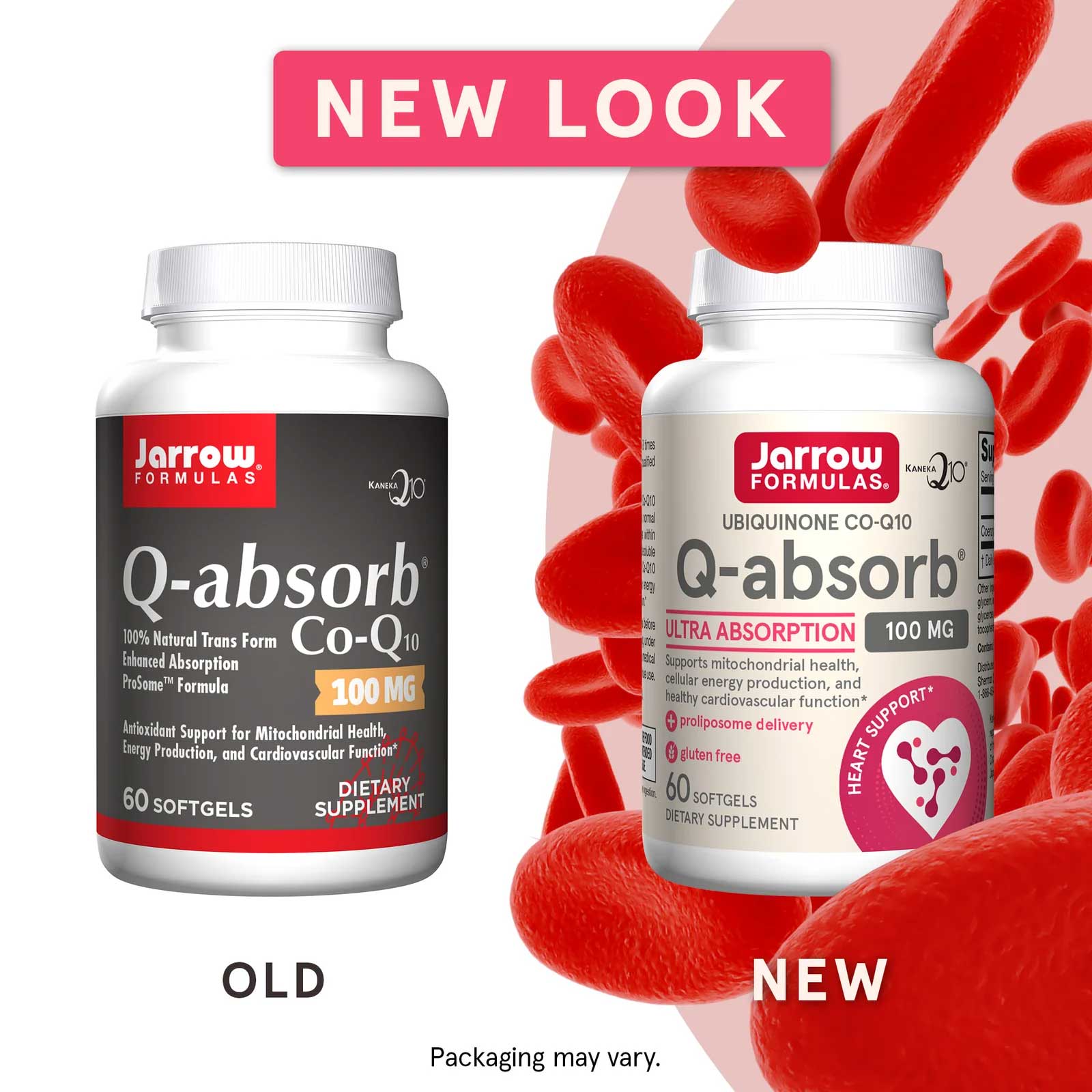 Jarrow Formulas Q-absorb Co-Q10 100 mg New Look