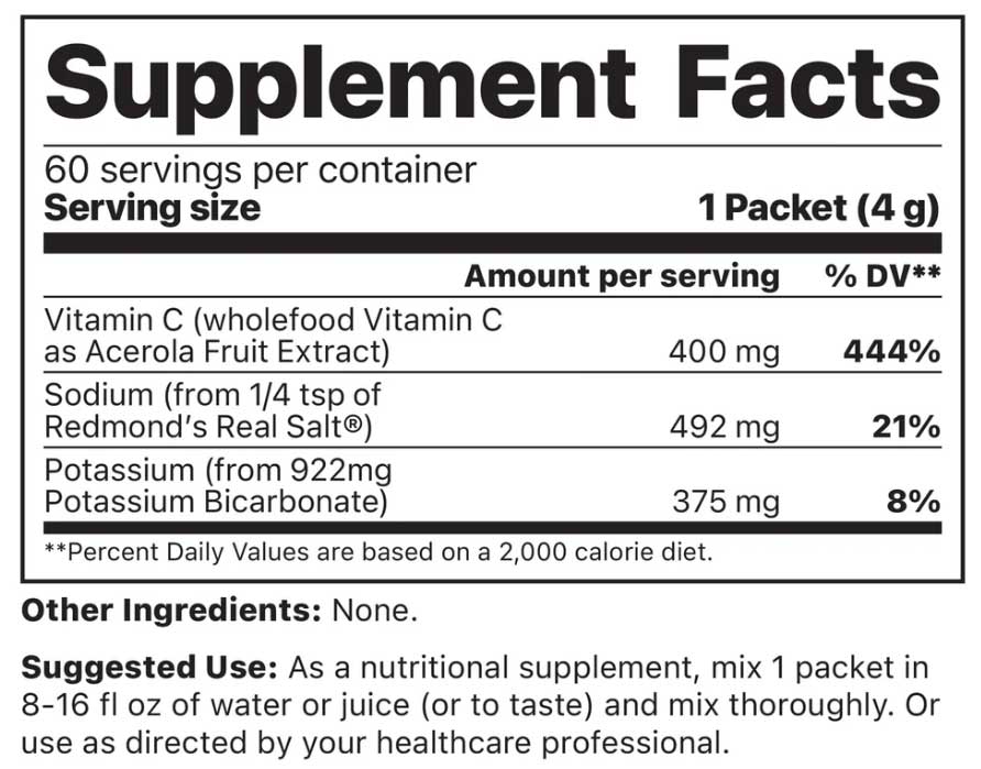 Jigsaw Health Adrenal Cocktail Powder Ingredients