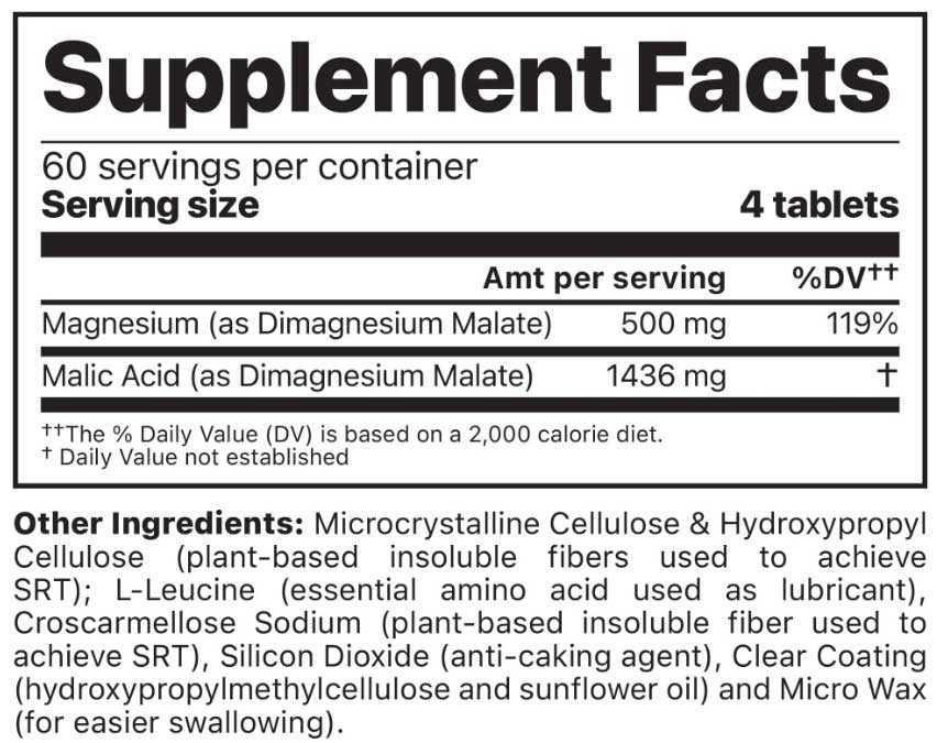 Jigsaw Health MagSRT B-free Ingredients