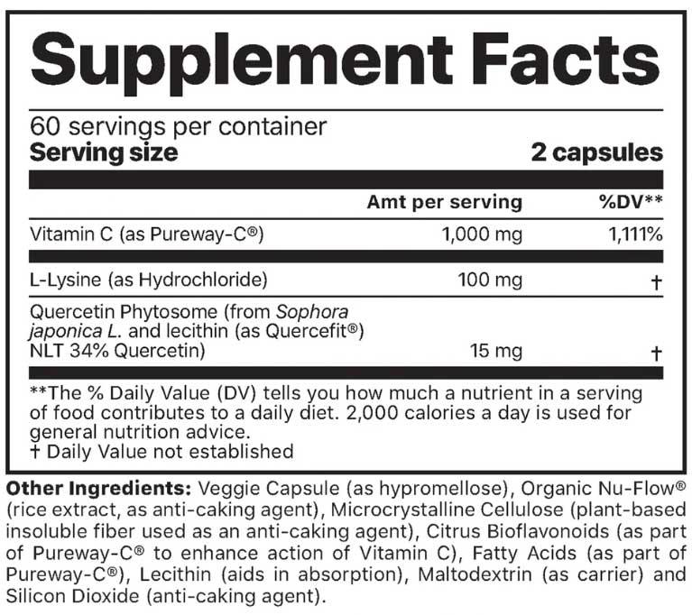 Jigsaw Health Pureway-C Plus Ingredients