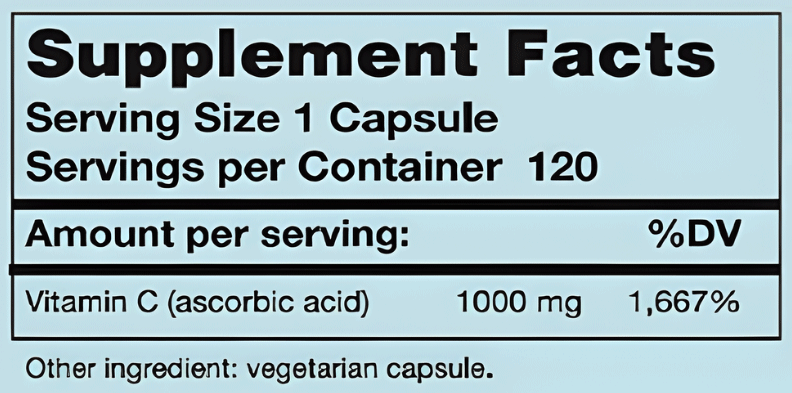 Karuna Health C-1000 1000 mg Ingredients