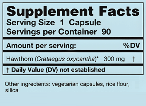 Karuna Health Hawthorn Ingredients
