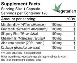 Karuna Health Herbal GI Ingredients