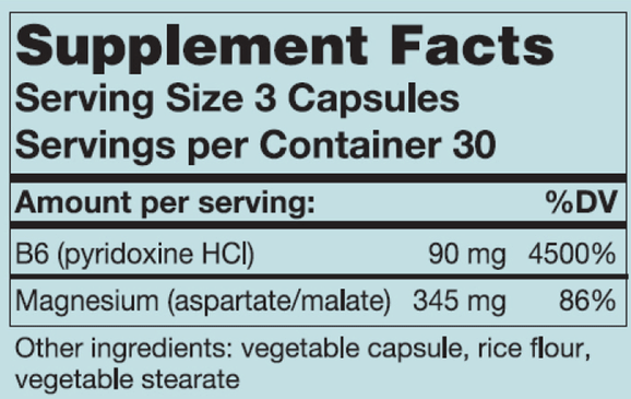 Karuna Health Mag Aspartate Ingredients