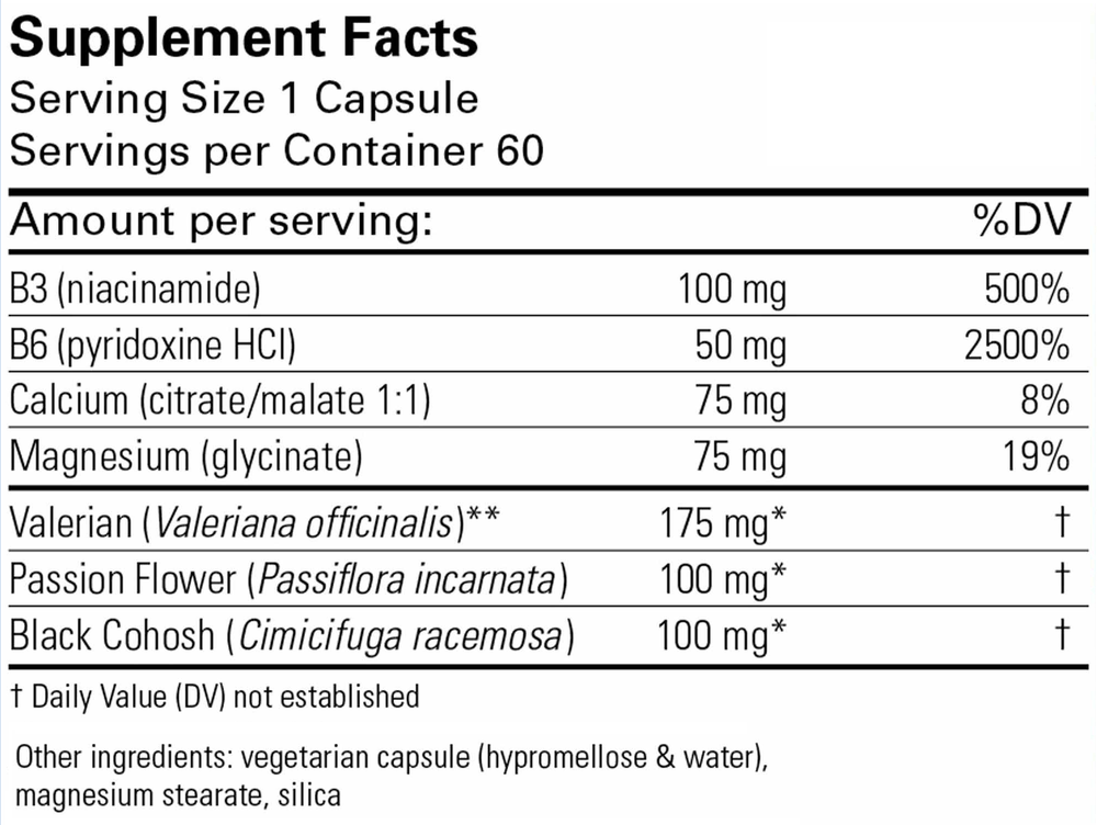 Karuna Health MyoCalm Ingredients