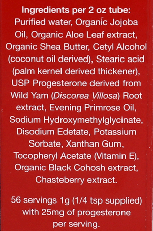 Karuna Health Progesterone Plus Ingredients