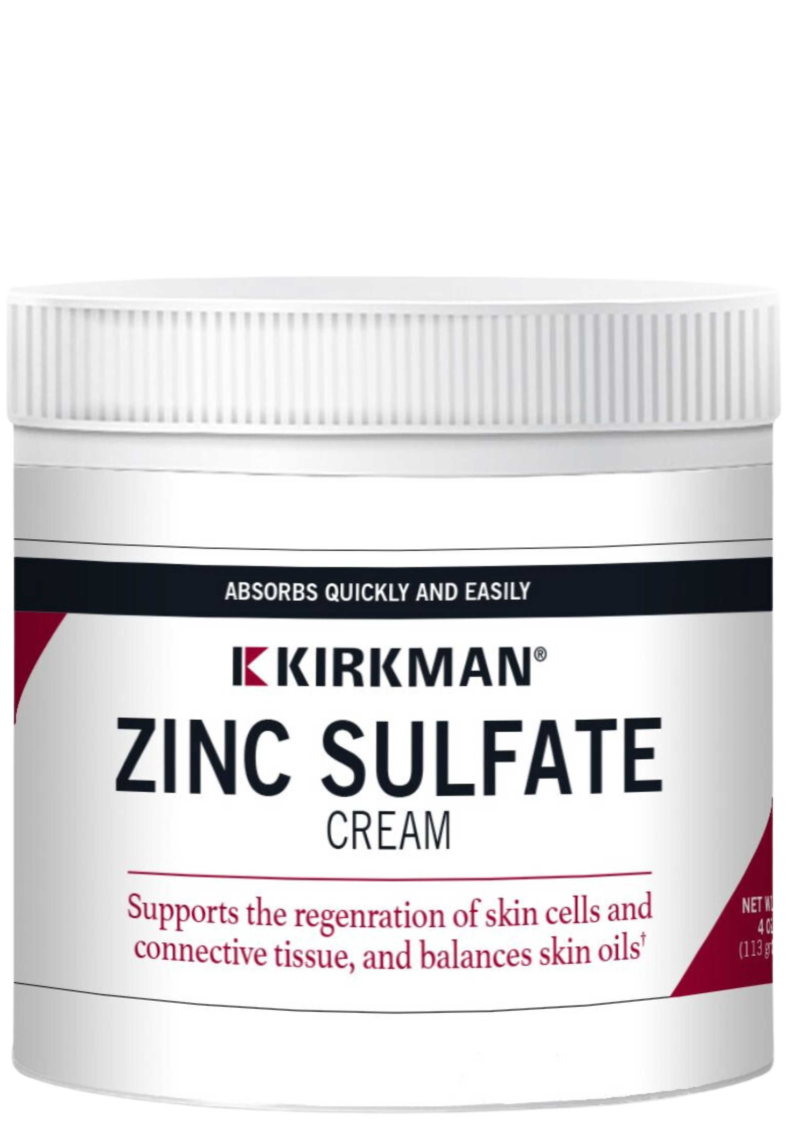 Kirkman Zinc Sulfate Topical Cream