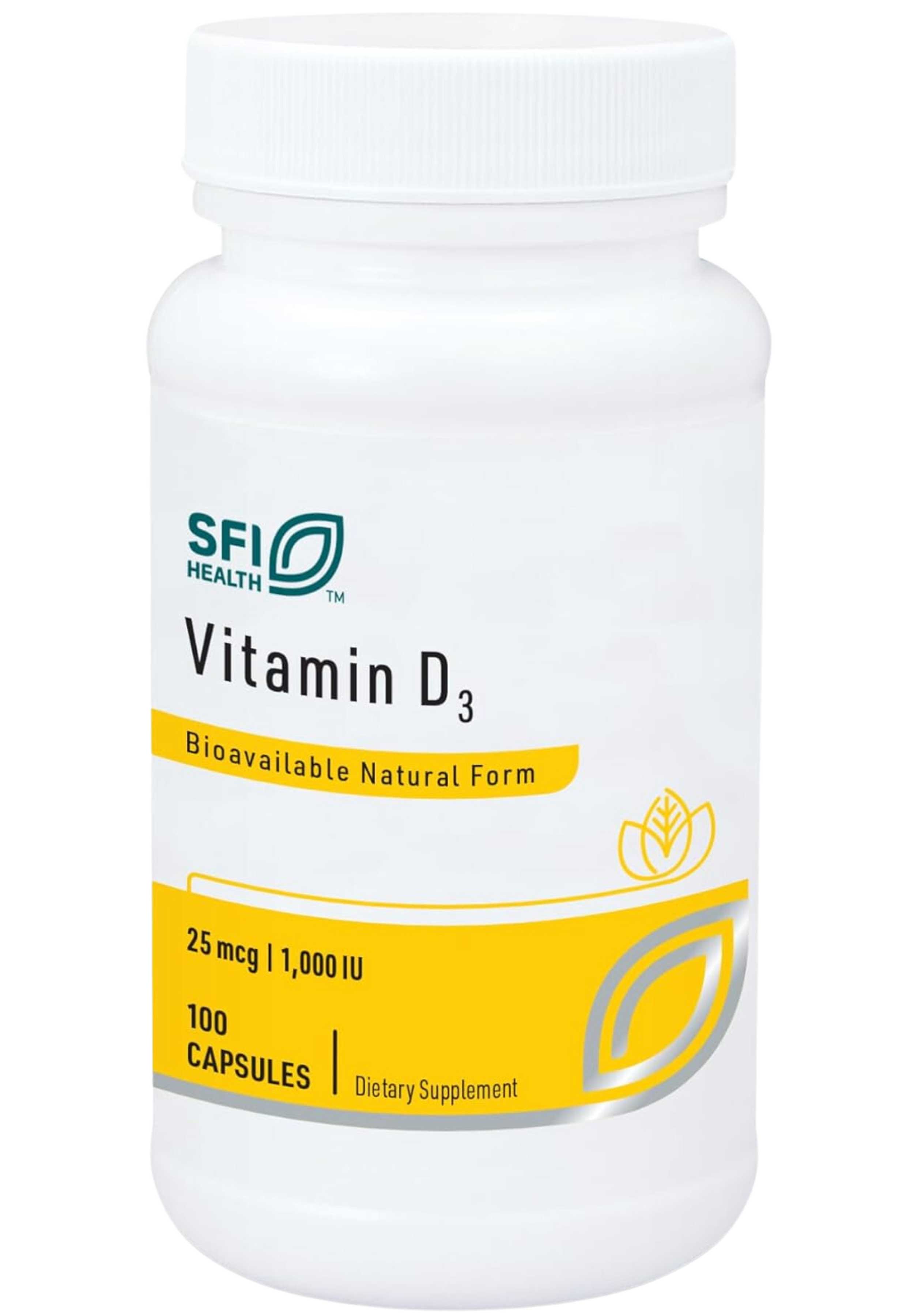 Klaire Labs Vitamin D3 (1000 IU)