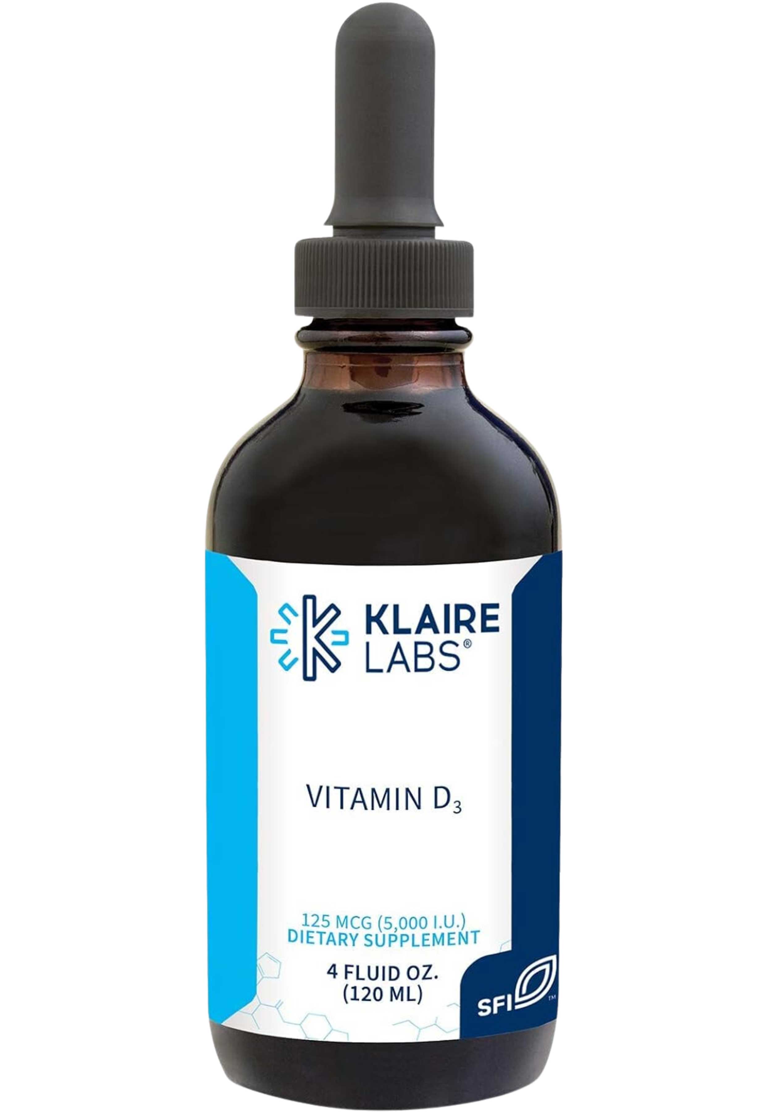 Klaire Labs Vitamin D3 (5,000 IU) Liquid