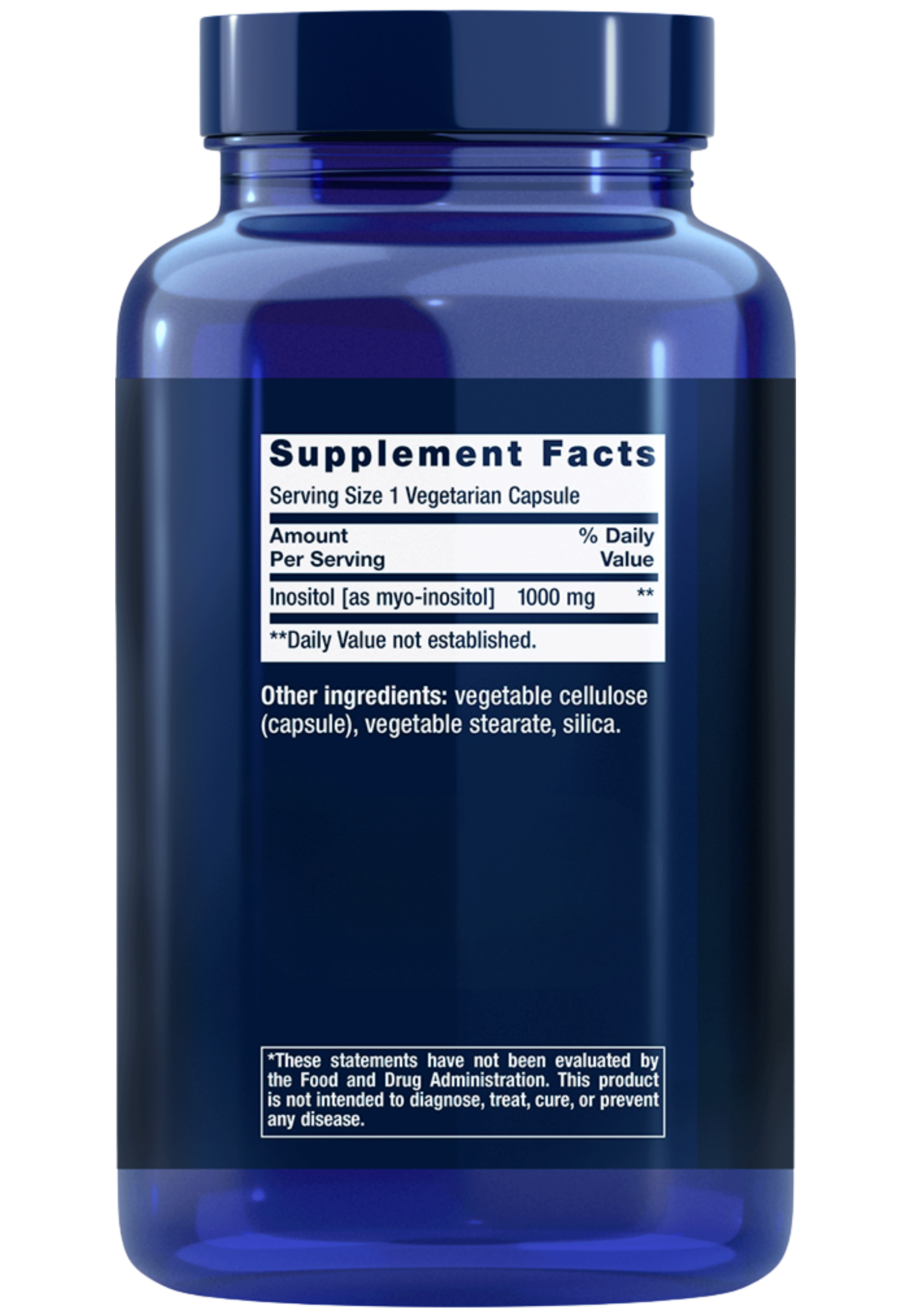 Life Extension Inositol Caps 1000 mg Ingredients