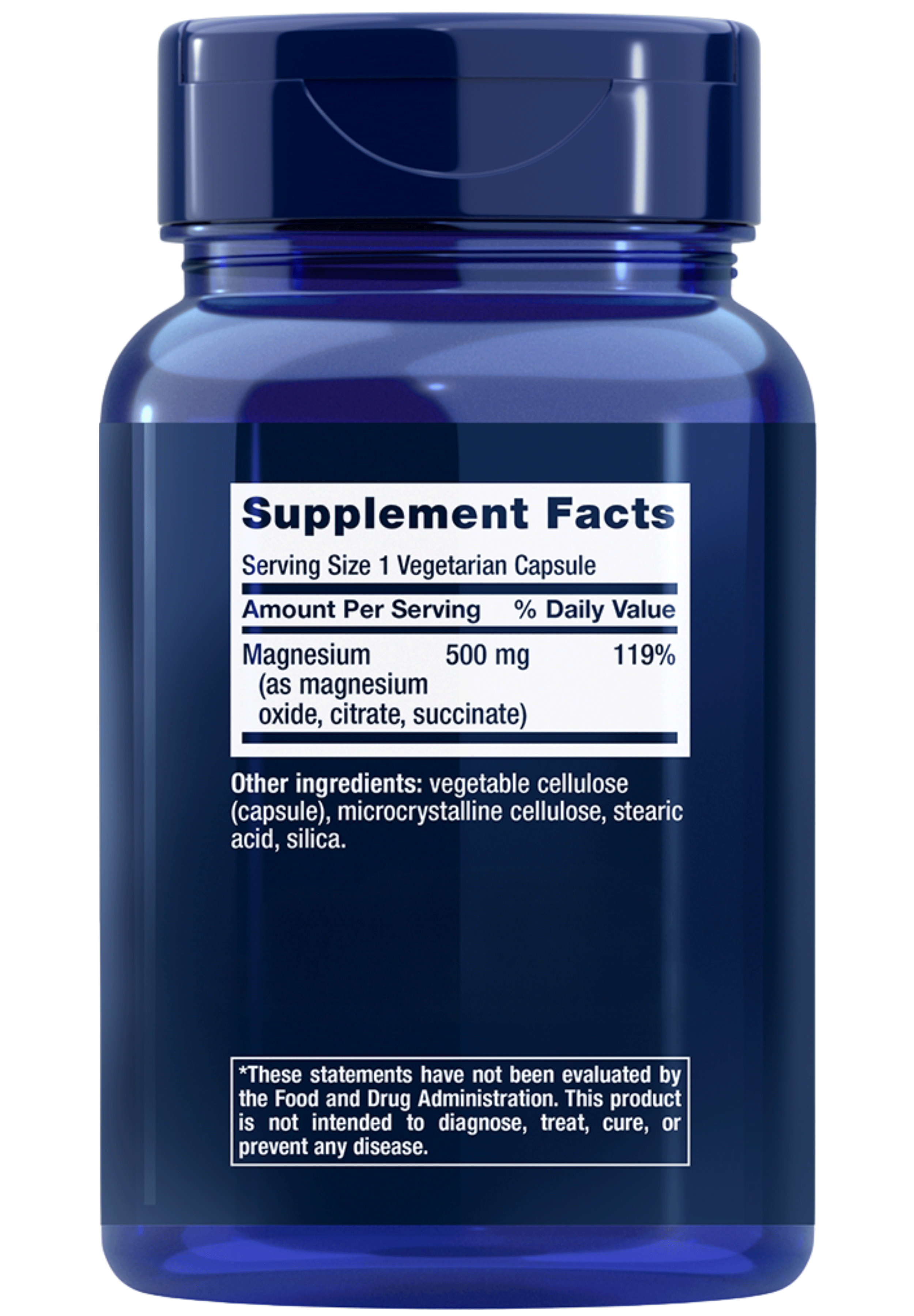 Life Extension Magnesium Caps Ingredients