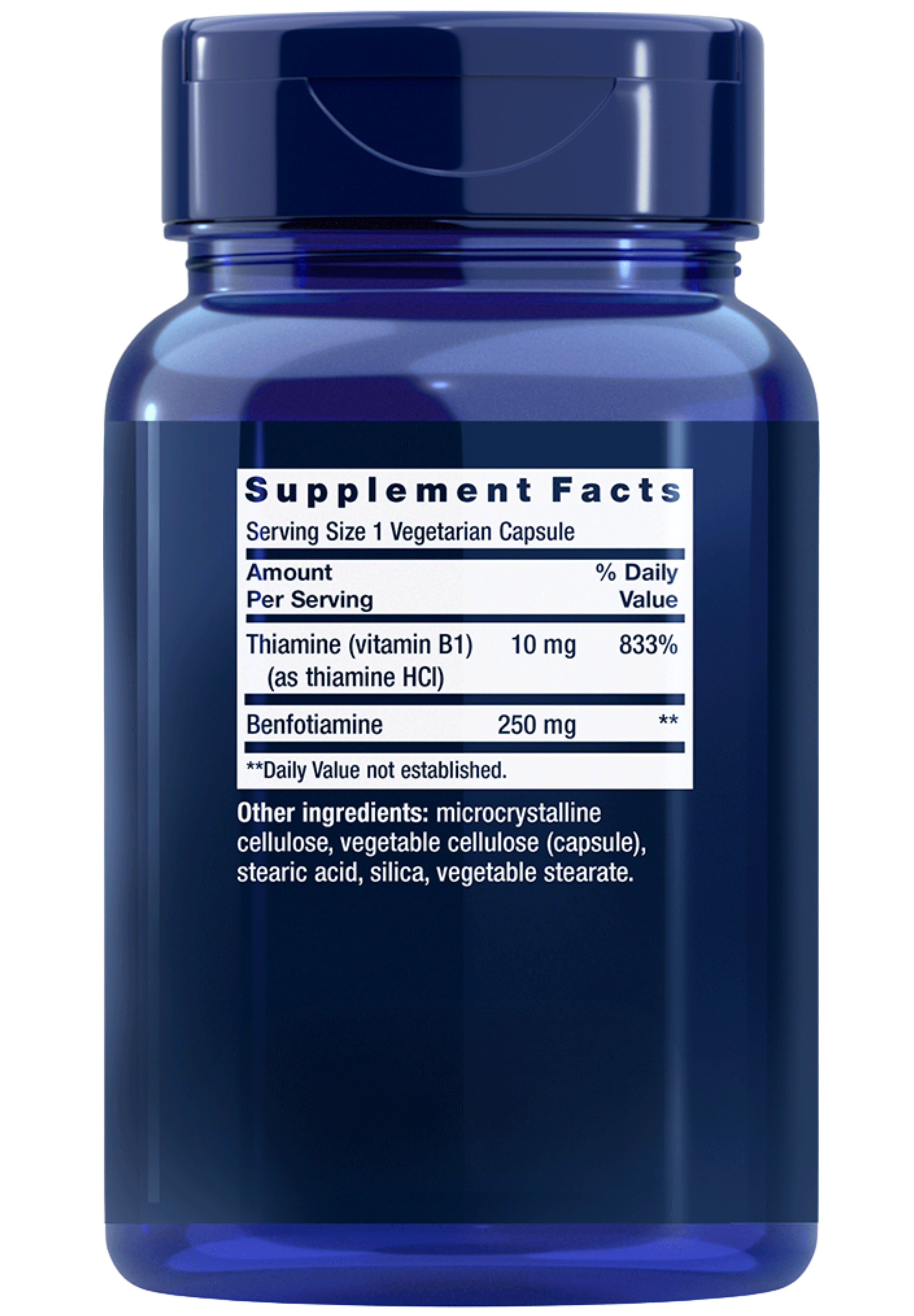 Life Extension Mega Benfotiamine Ingredients