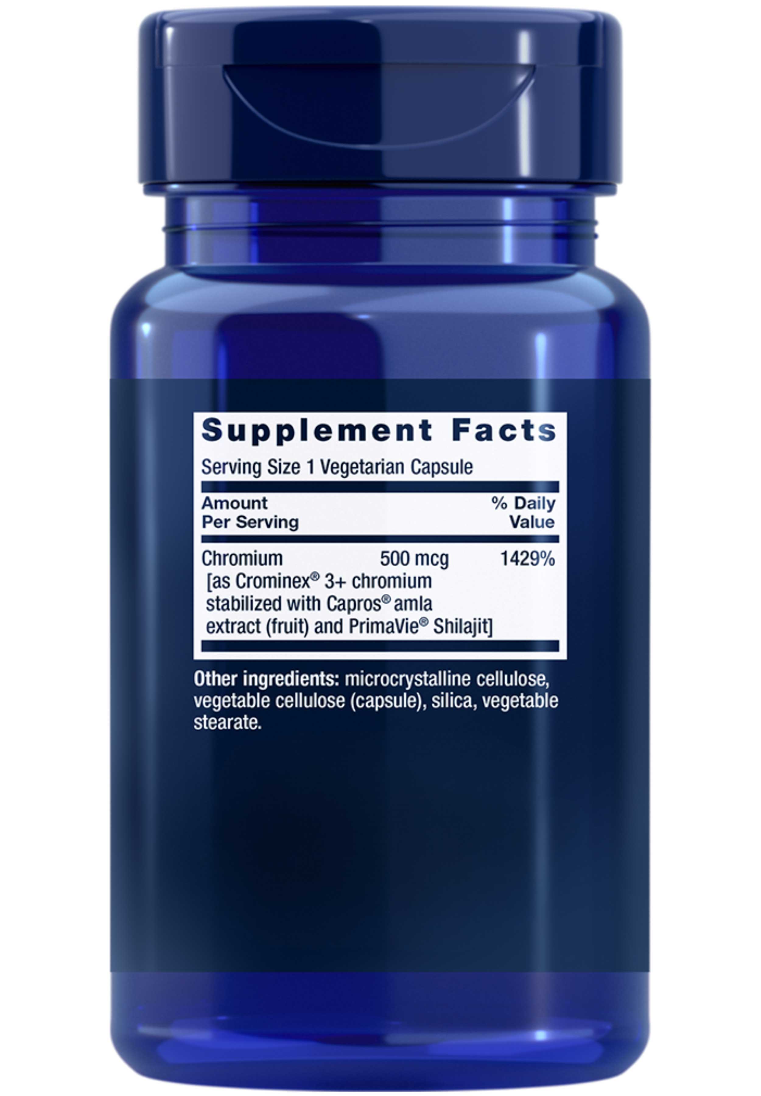 Life Extension Optimized Chromium with Crominex 3+ Ingredients