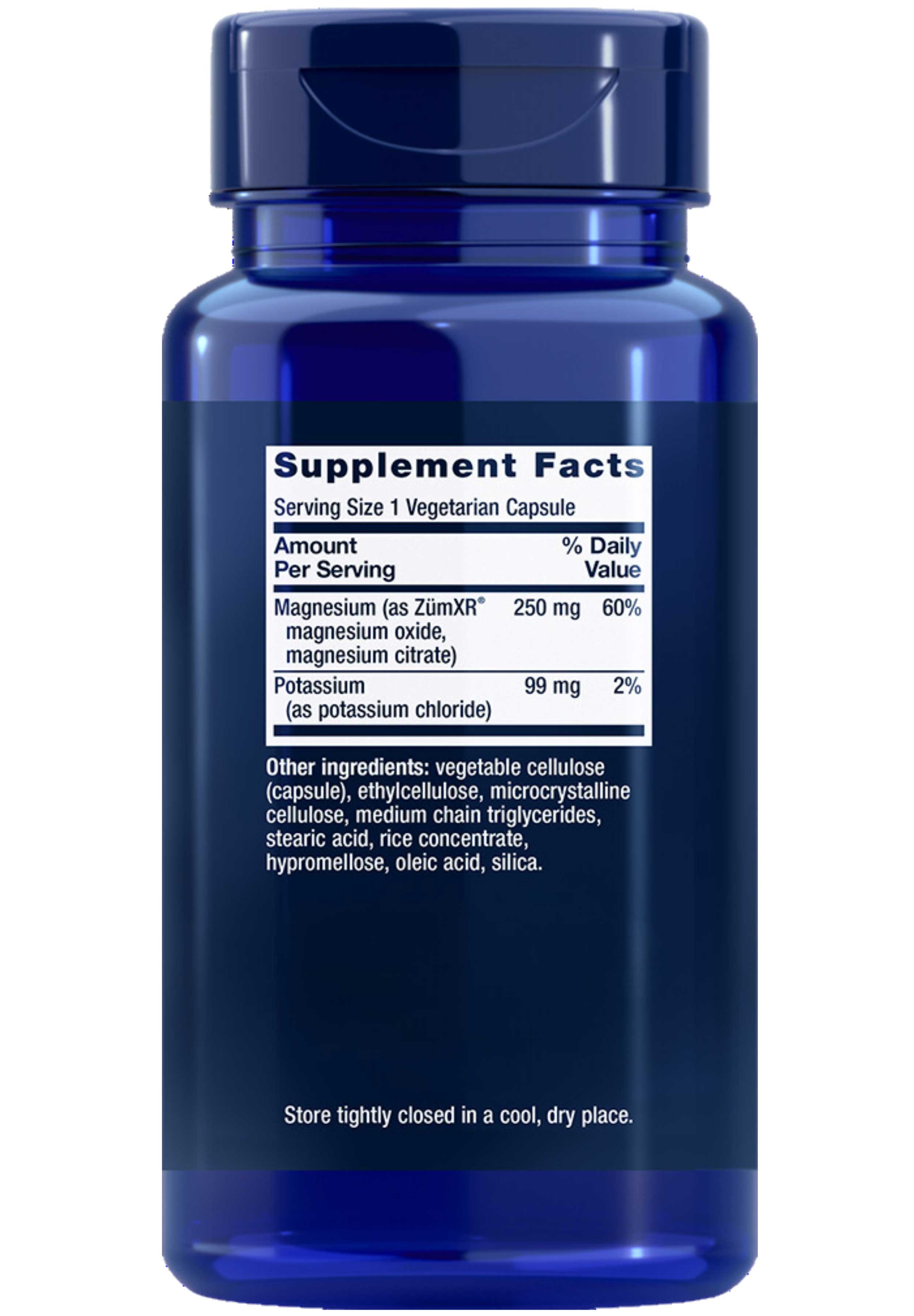 Life Extension Potassium with Extend-Release Magnesium Ingredients