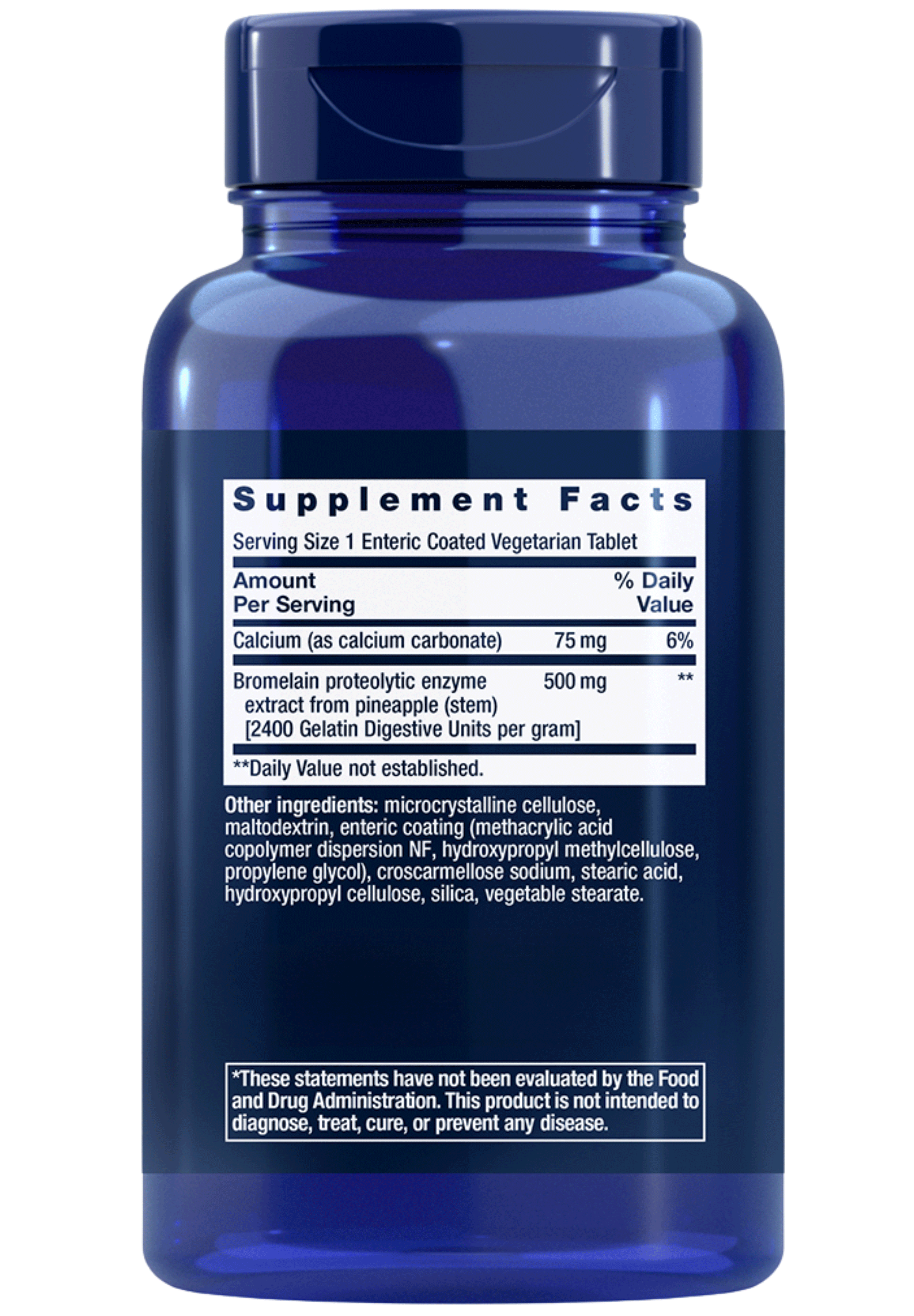 Life Extension Specially-Coated Bromelain Ingredients