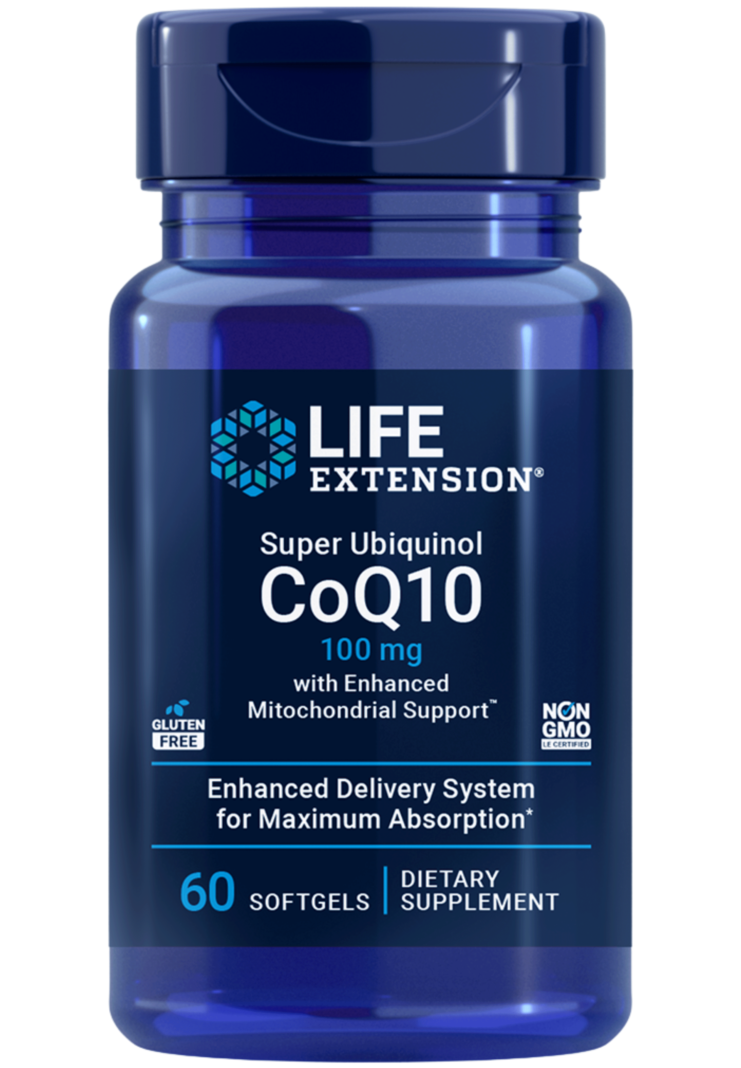 Life Extension Super Ubiquinol CoQ10 with Enhanced Mitochondrial Support