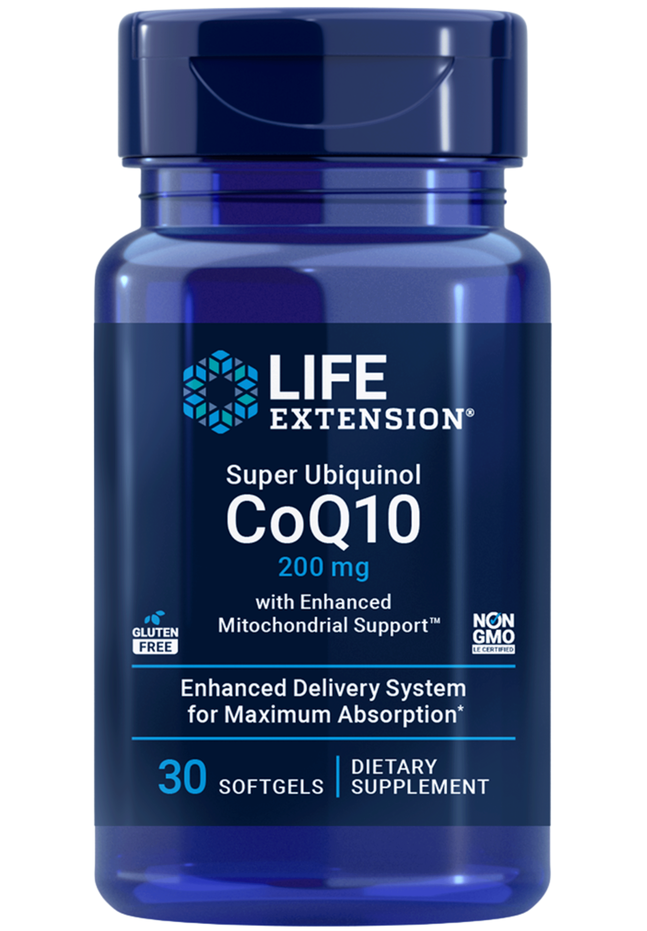 Life Extension Super Ubiquinol CoQ10 with Enhanced Mitochondrial Support