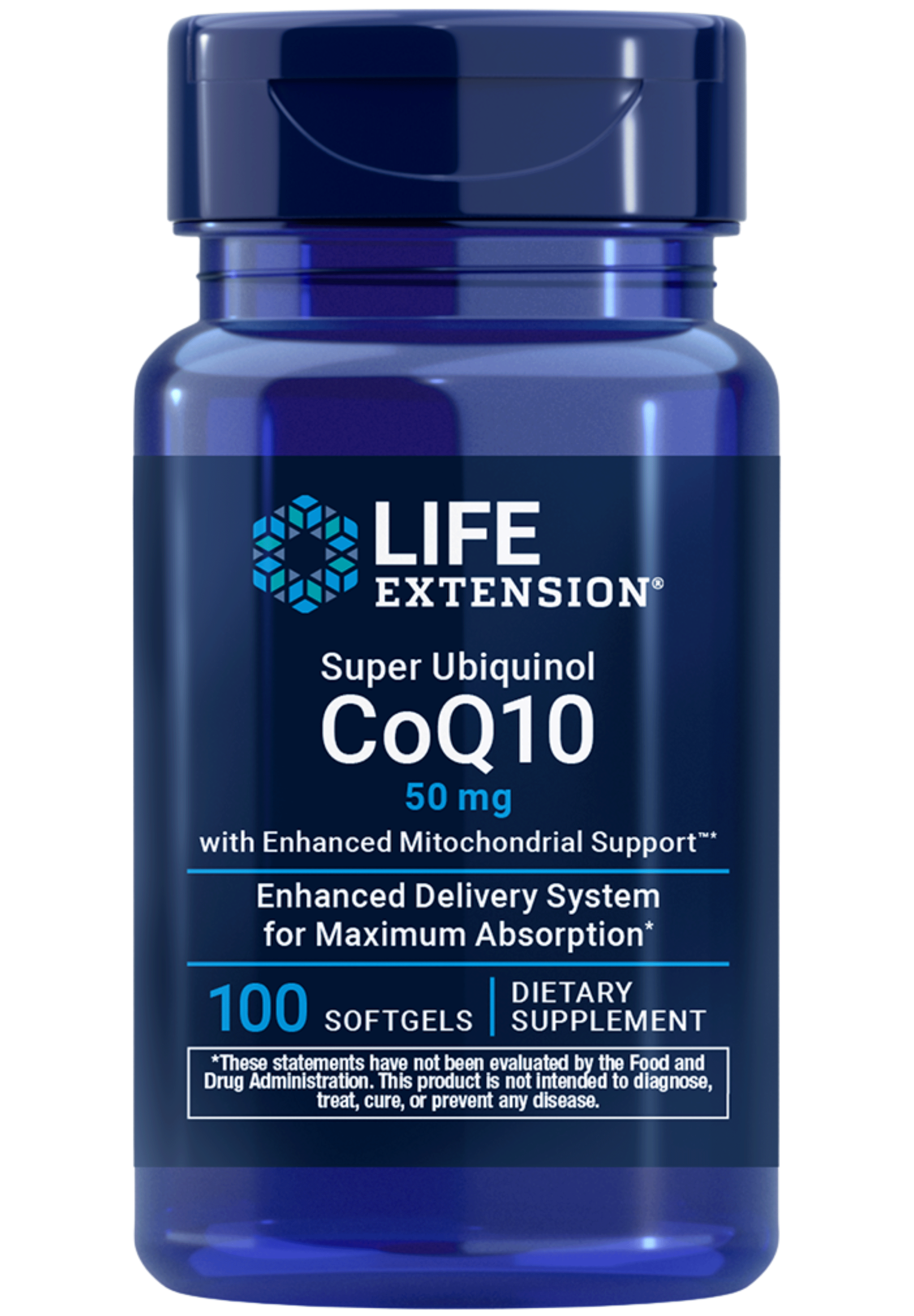 Life Extension Super Ubiquinol CoQ10 with Enhanced Mitochondrial Support