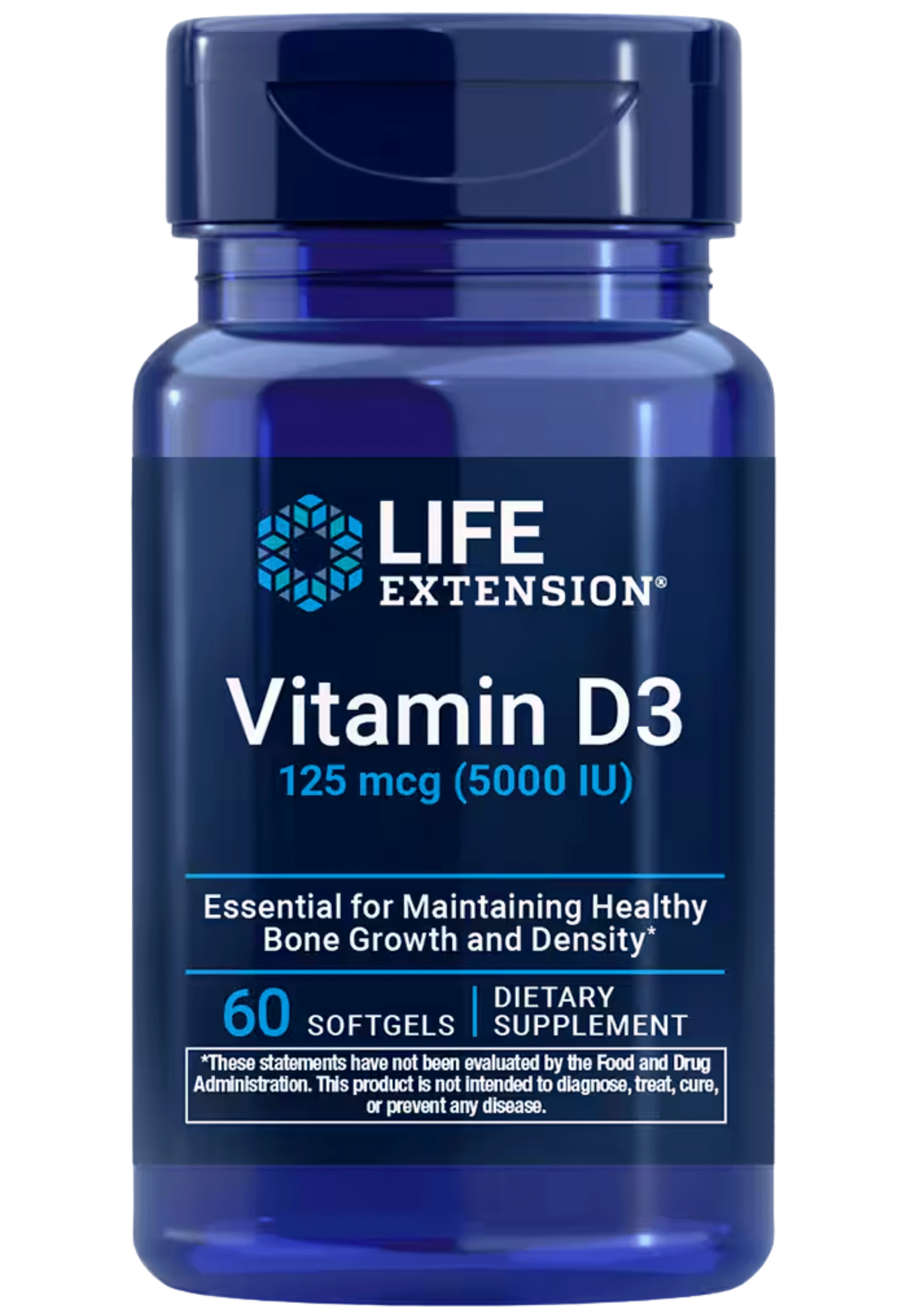 Life Extension Vitamin D3 Ingredients