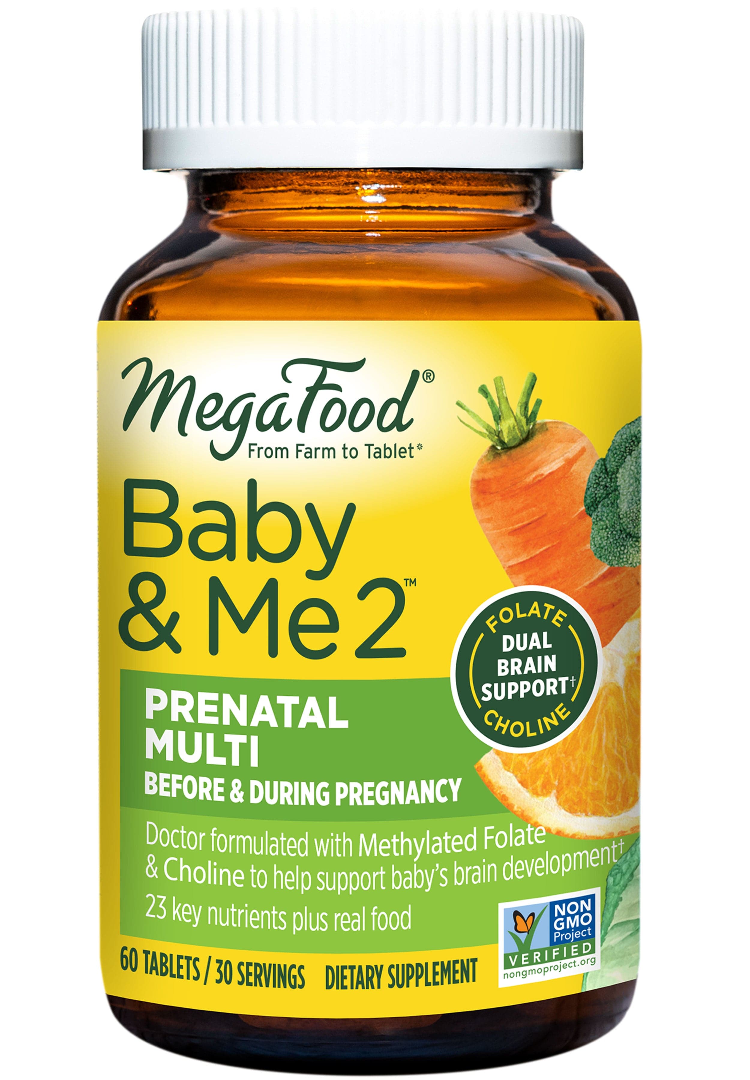 MegaFood Baby & Me 2 Prenatal Multi
