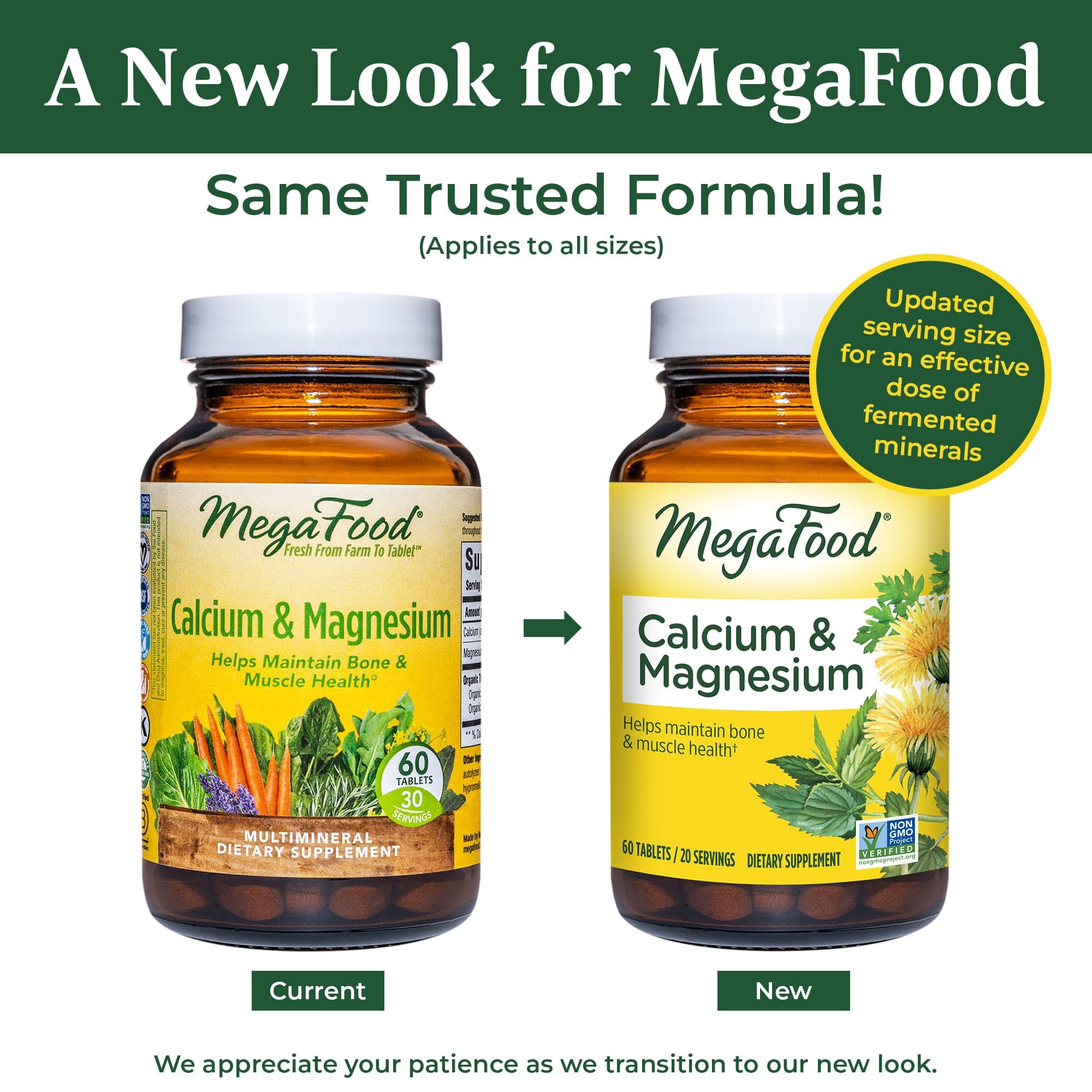 MegaFood Calcium and Magnesium
